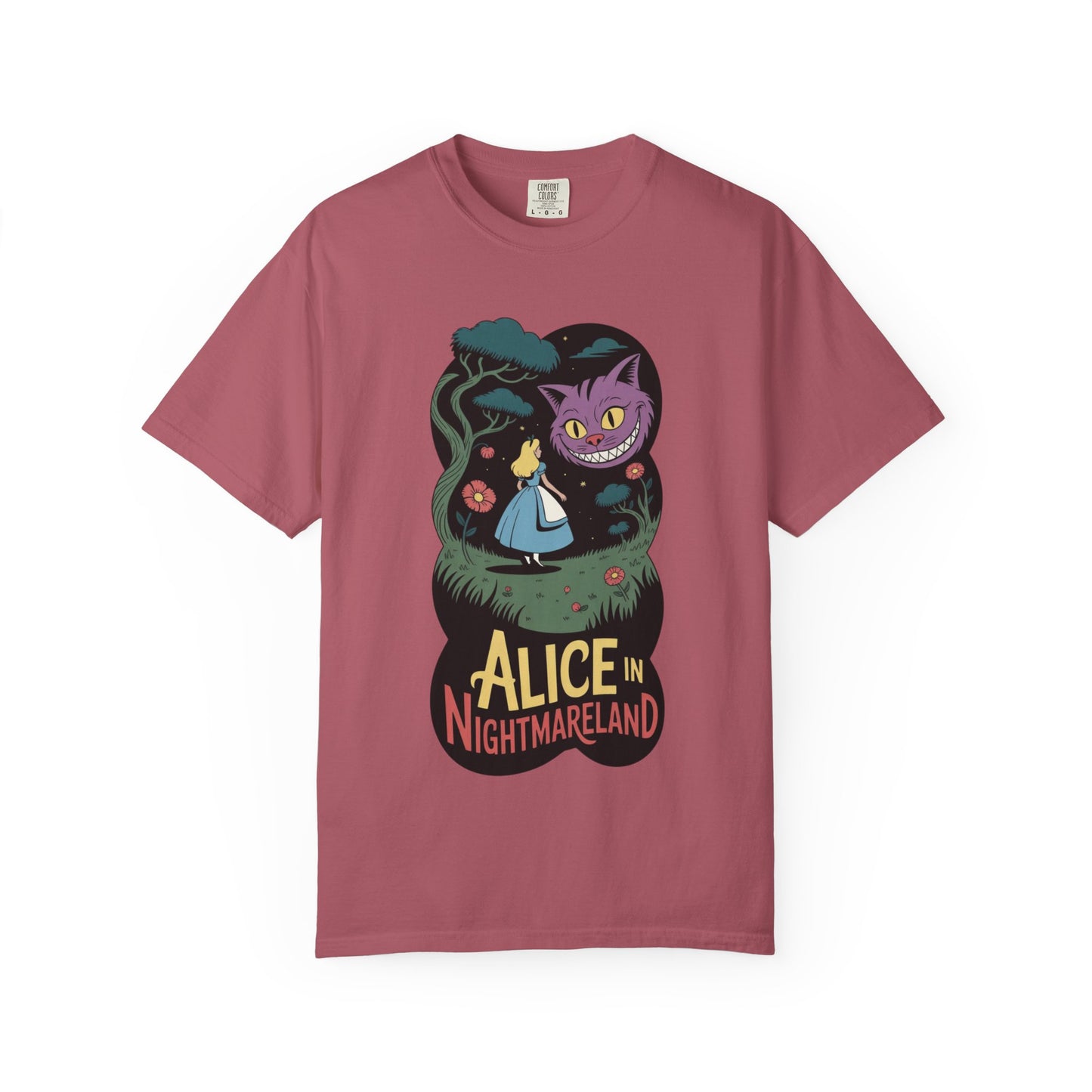 Alice in Nightmareland Tee – Dark Fairy Tale Comfort Colors Shirt