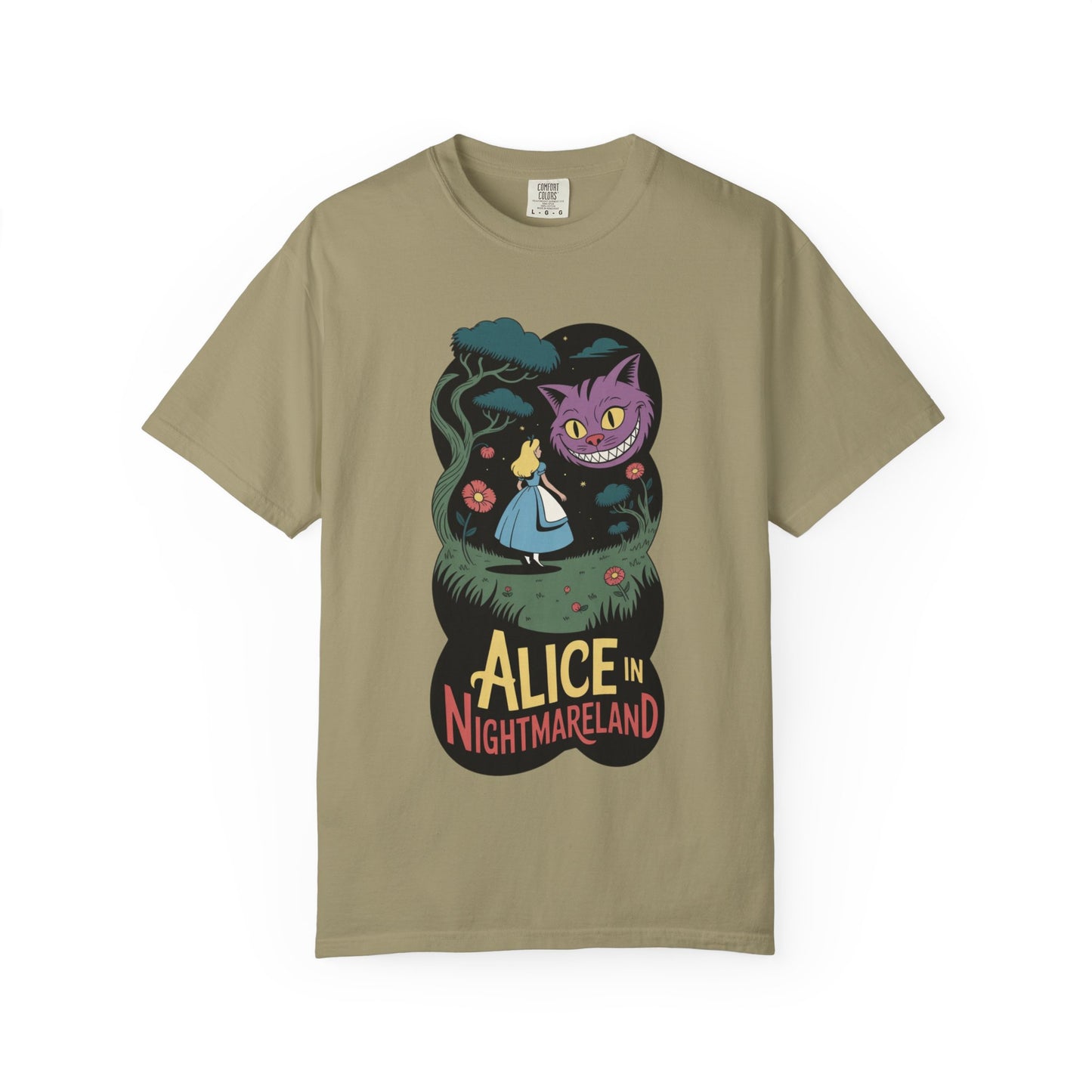 Alice in Nightmareland Tee – Dark Fairy Tale Comfort Colors Shirt