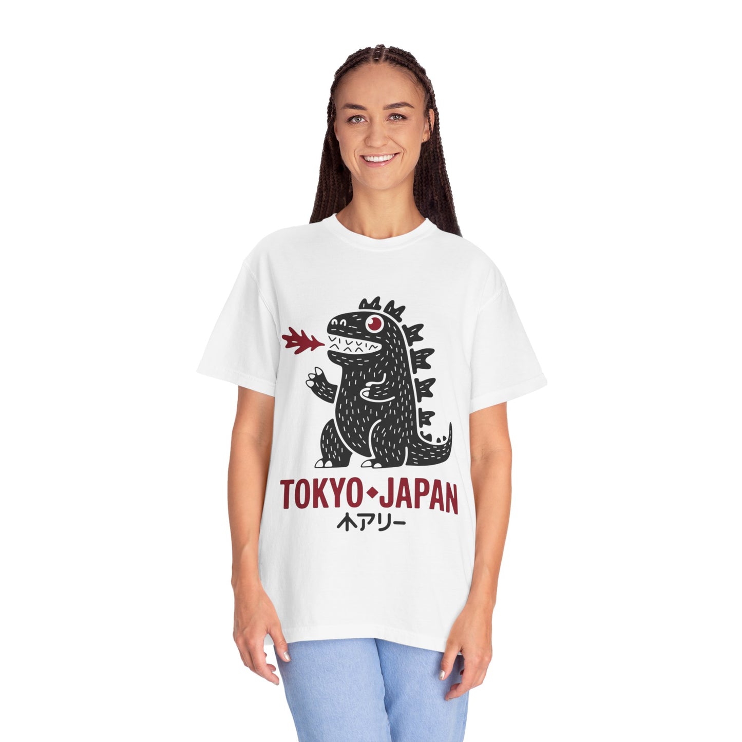 Tokyo Kaiju Tee – Cute Fire-Breathing Monster Graphic Shirt