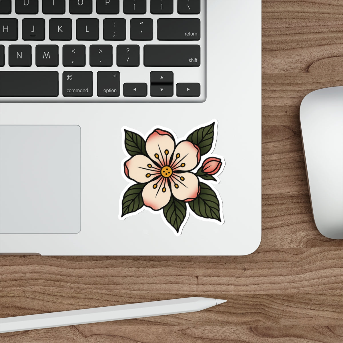 Traditional Blossom Tattoo Sticker