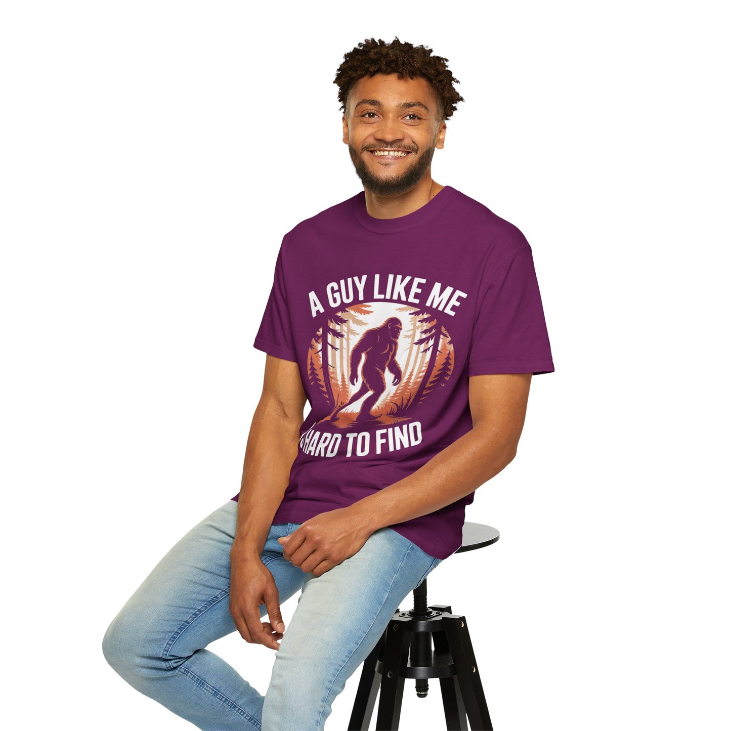 Bigfoot in the Woods Tee – Funny Sasquatch Dating Shirt