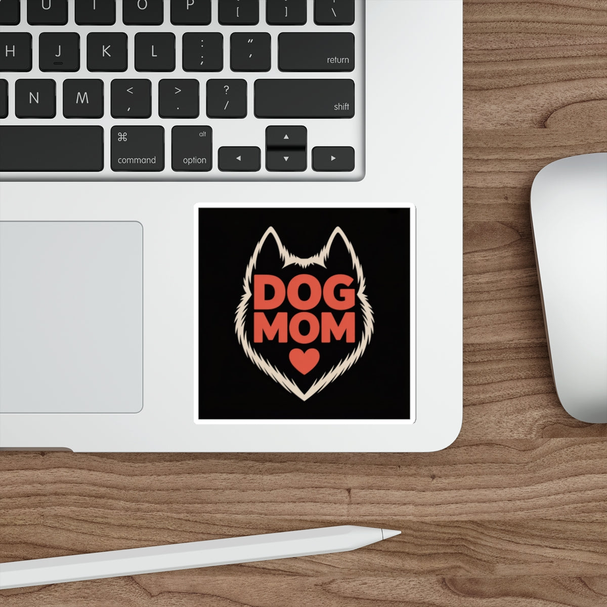Dog Mom Heart Sticker – Die-Cut Vinyl Sticker