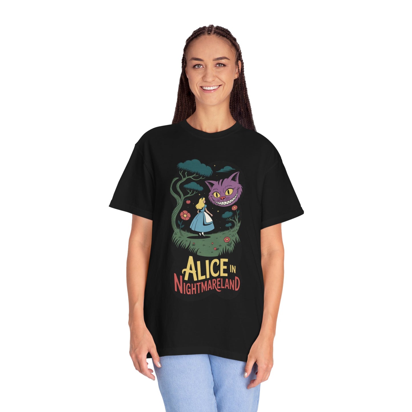 Alice in Nightmareland Tee – Dark Fairy Tale Comfort Colors Shirt