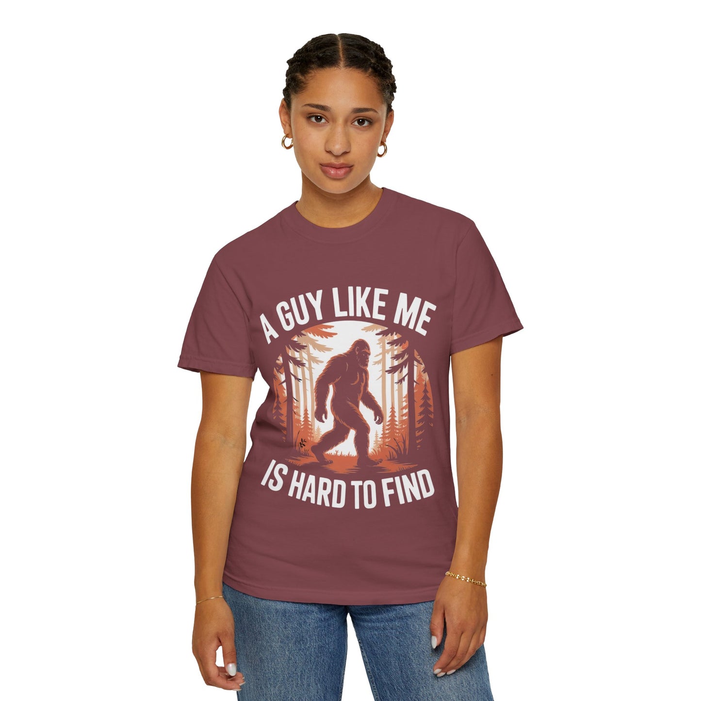 Bigfoot in the Woods Tee – Funny Sasquatch Dating Shirt
