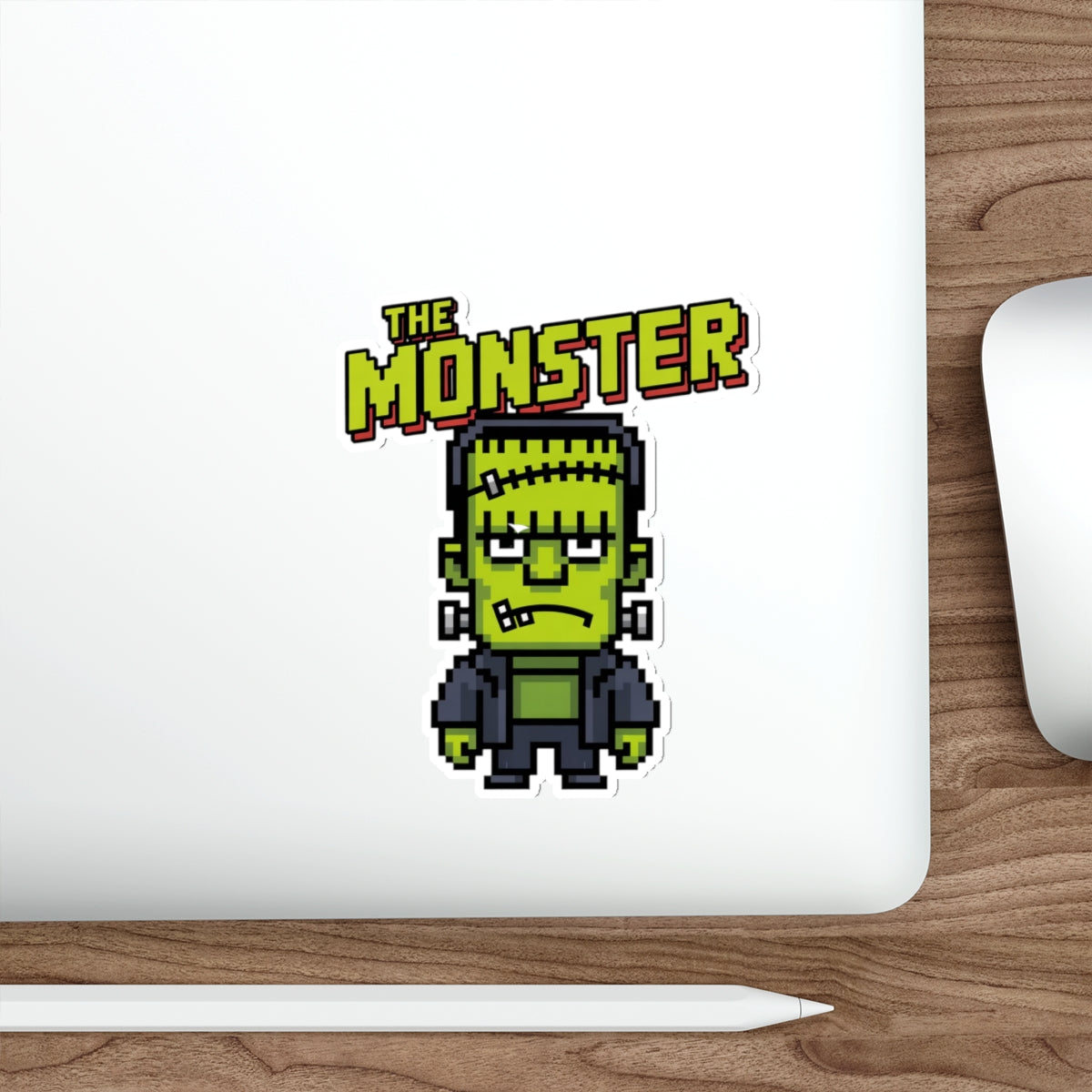 Monster Pixel Art Sticker – Die-Cut Vinyl Sticker