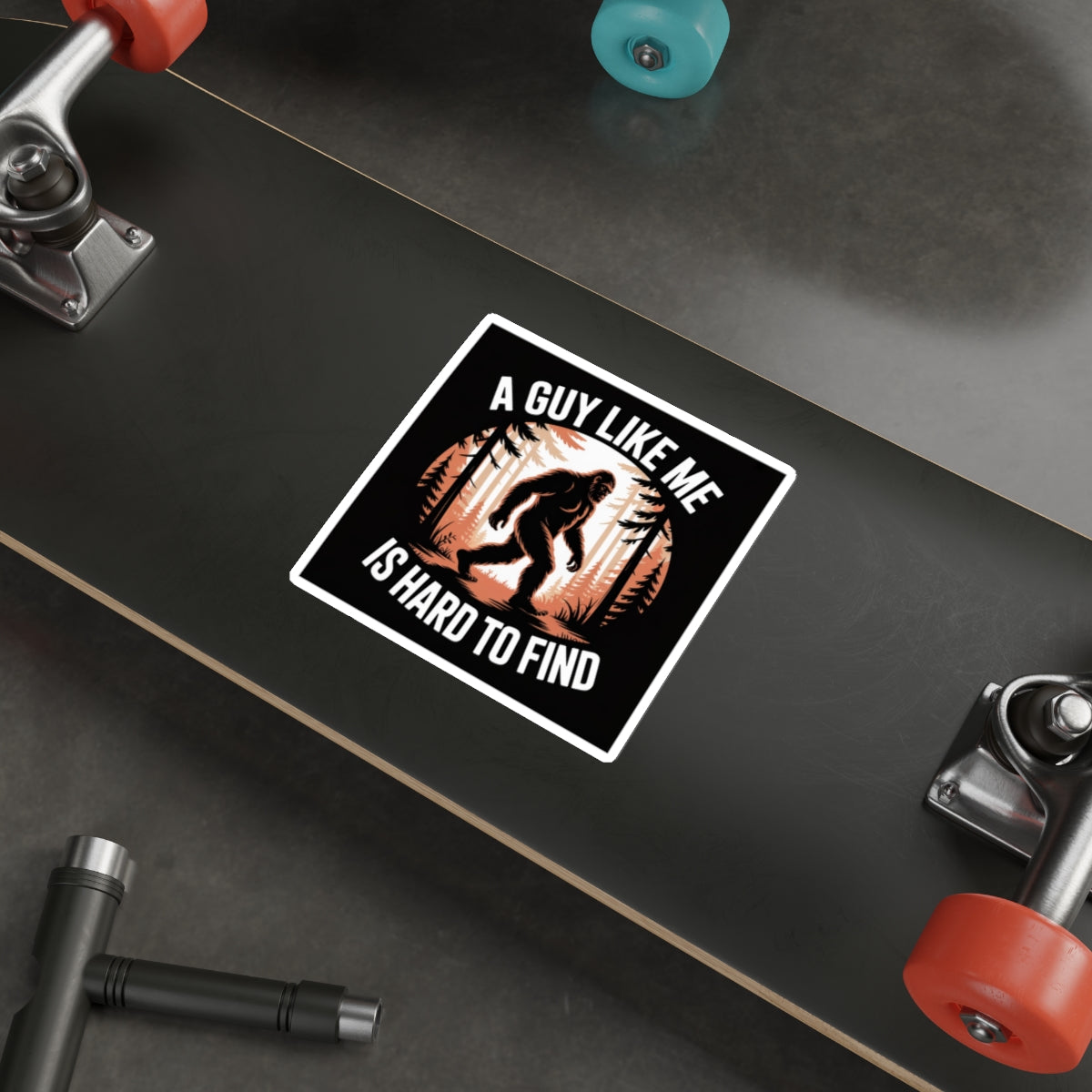 Bigfoot in the Woods Sticker – Die-Cut Vinyl Sticker