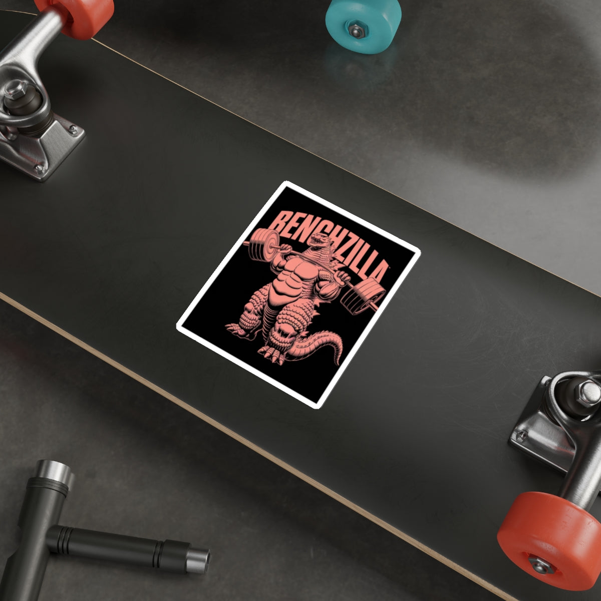 Benchzilla Sticker – Die-Cut Vinyl Sticker