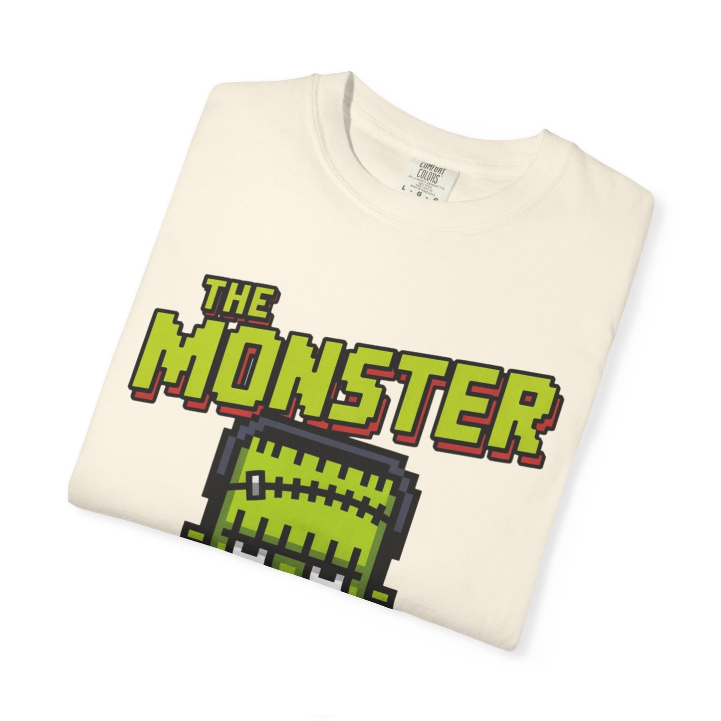 The Monster Pixel Art Tee – Retro Frankenstein Gaming Shirt
