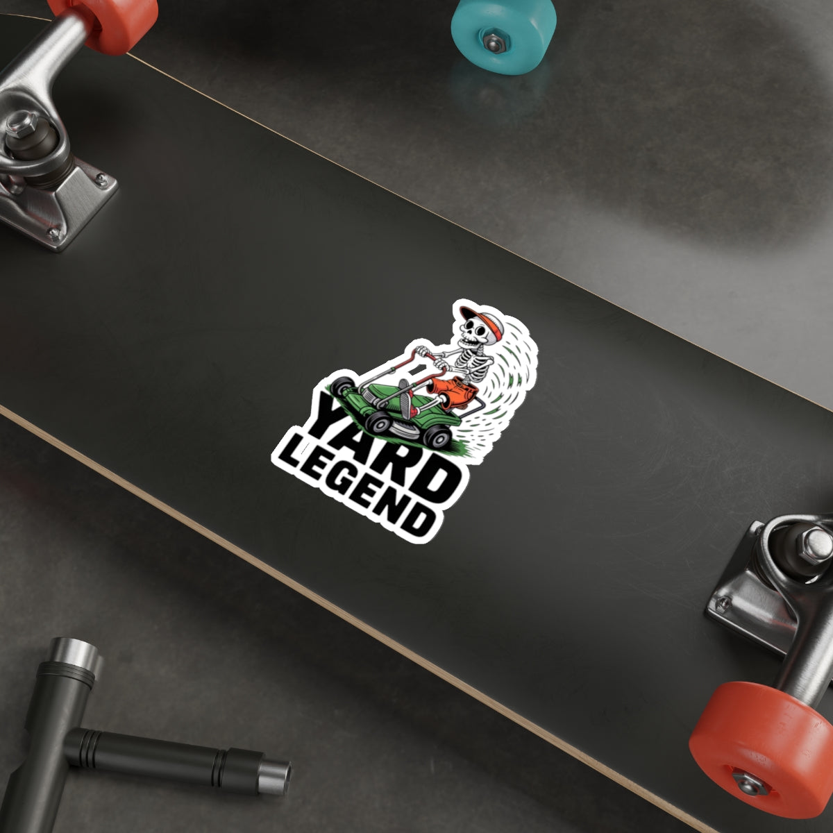 Yard Legend Skeleton Sticker – Die-Cut Vinyl Sticker