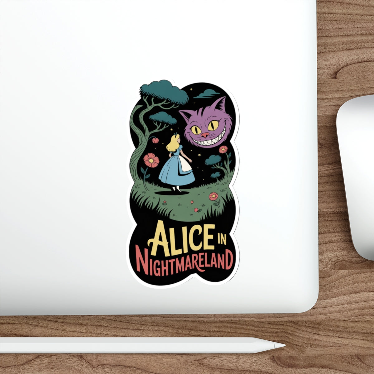 Alice in Nightmareland Sticker – Die-Cut Vinyl Sticker