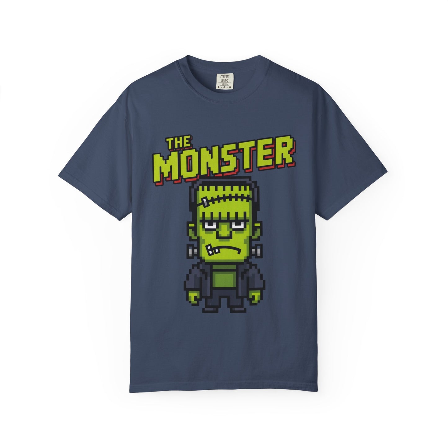 The Monster Pixel Art Tee – Retro Frankenstein Gaming Shirt
