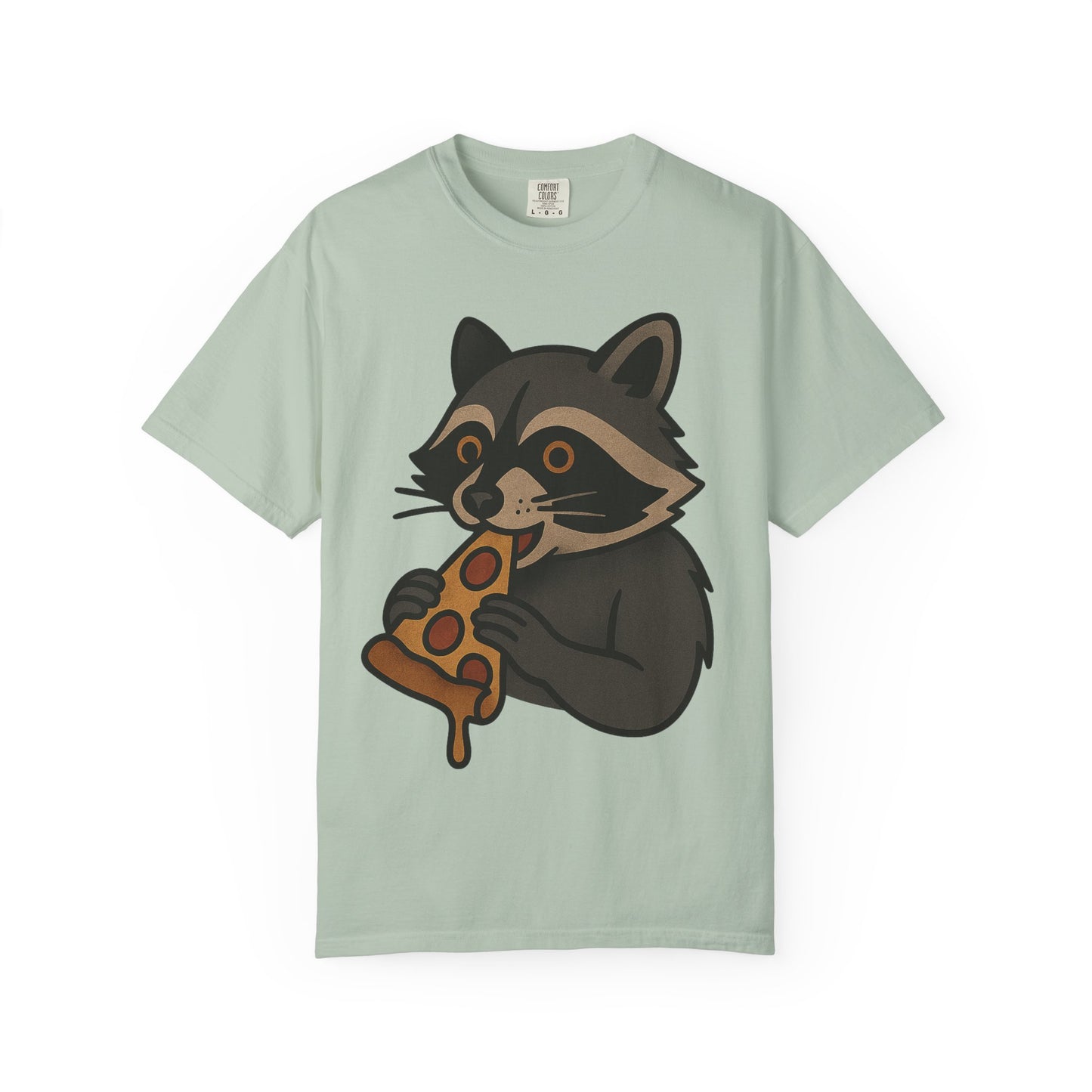 Pizza Bandit Raccoon Tee – Comfort Colors Unisex Garment-Dyed T-Shirt