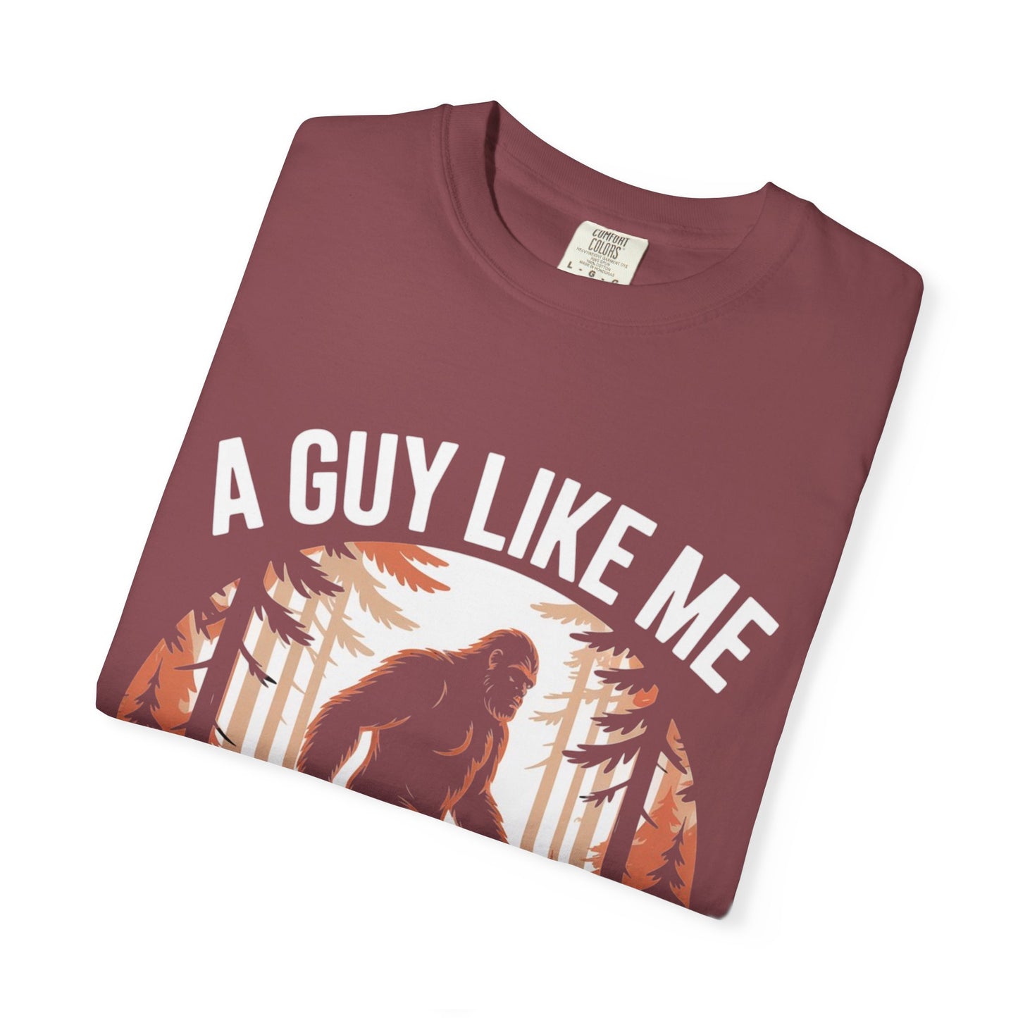 Bigfoot in the Woods Tee – Funny Sasquatch Dating Shirt