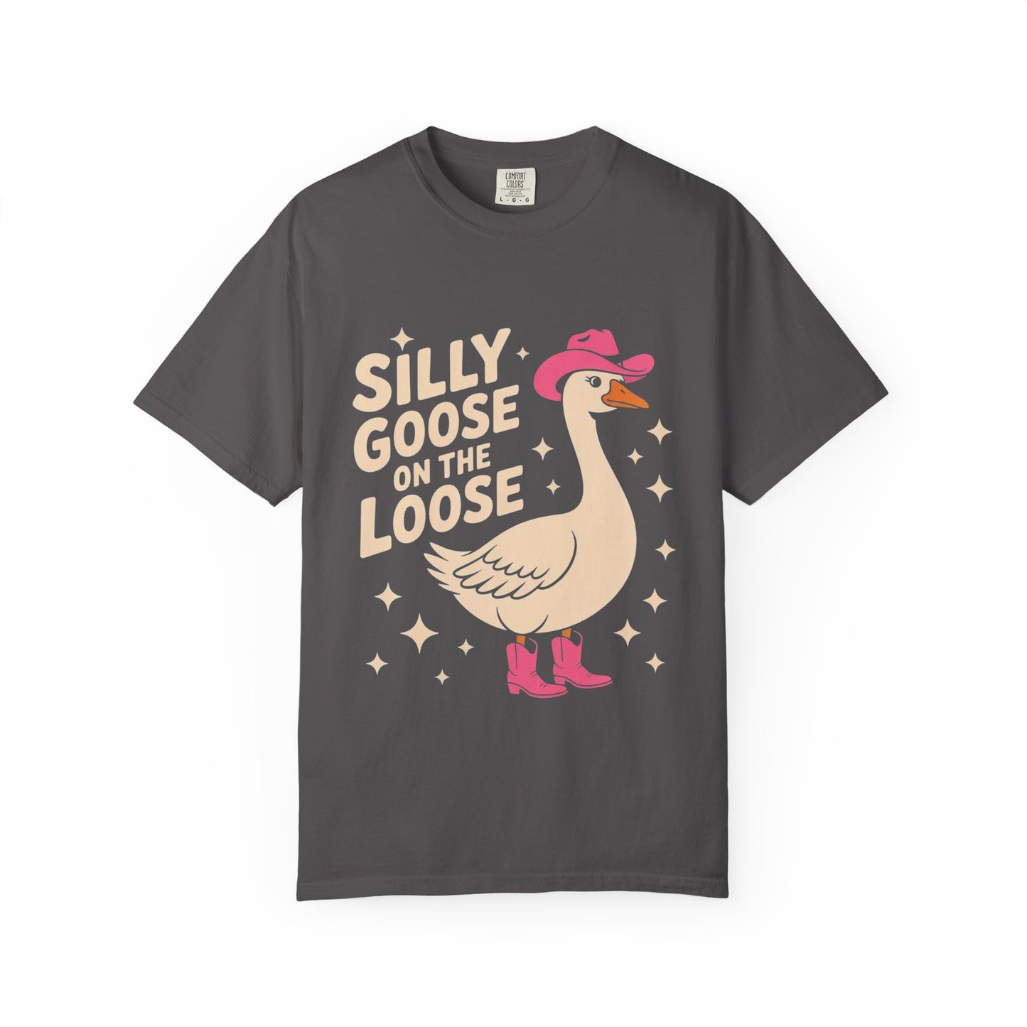 Silly Goose on the Loose Tee – Funny Cowboy Comfort Colors T-Shirt