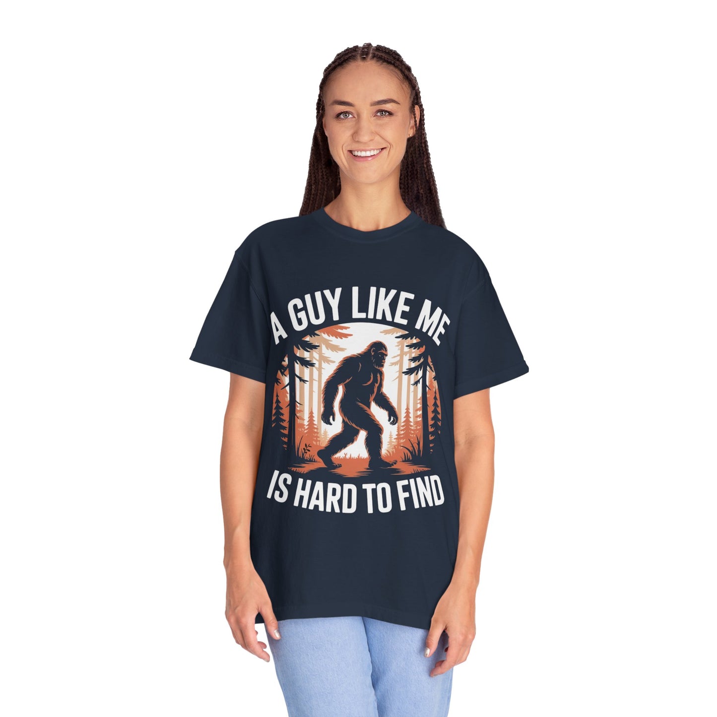 Bigfoot in the Woods Tee – Funny Sasquatch Dating Shirt