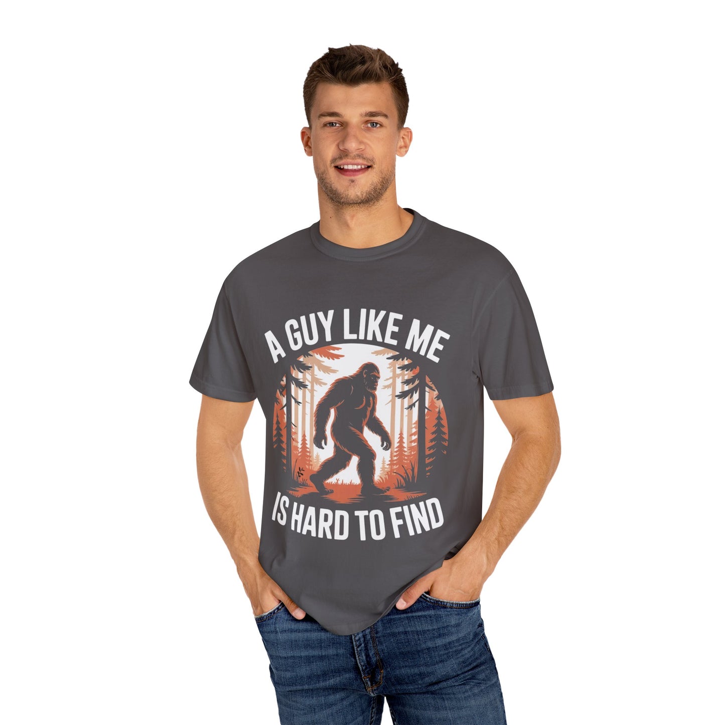 Bigfoot in the Woods Tee – Funny Sasquatch Dating Shirt