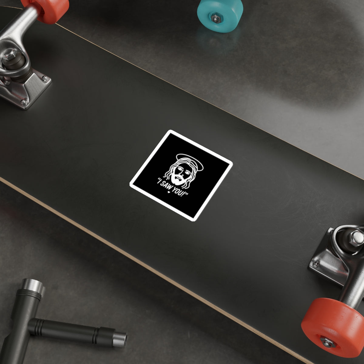 I Saw You Jesus Sticker – Die-Cut Vinyl Sticker