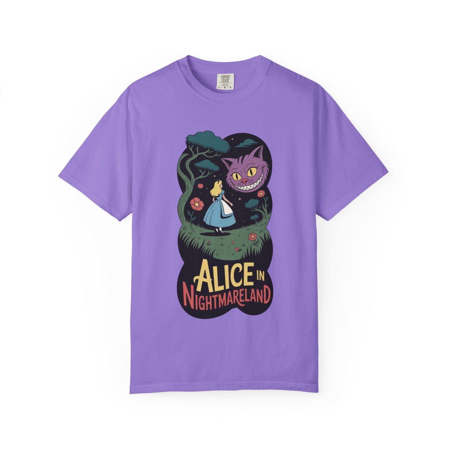 Alice in Nightmareland Tee – Dark Fairy Tale Comfort Colors Shirt