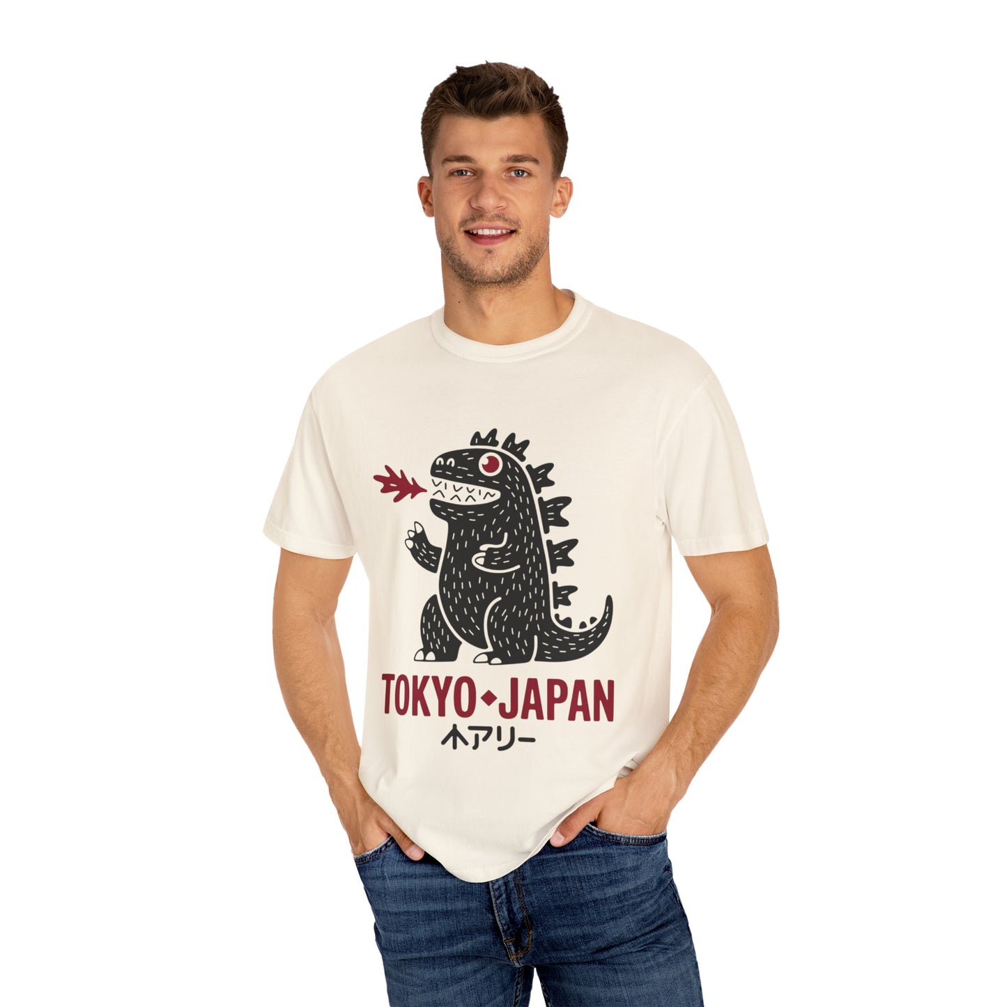 Tokyo Kaiju Tee – Cute Fire-Breathing Monster Graphic Shirt