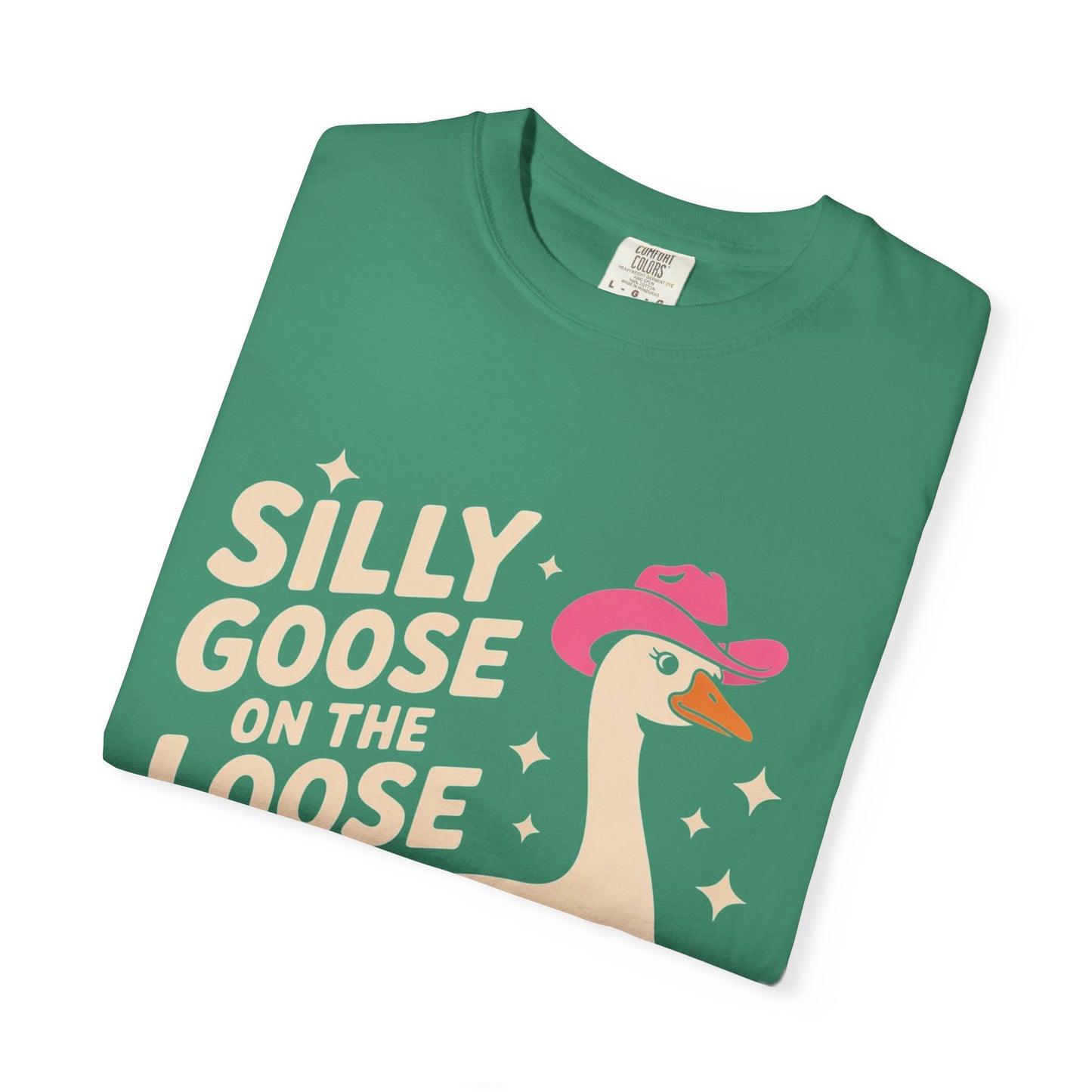 Silly Goose on the Loose Tee – Funny Cowboy Comfort Colors T-Shirt