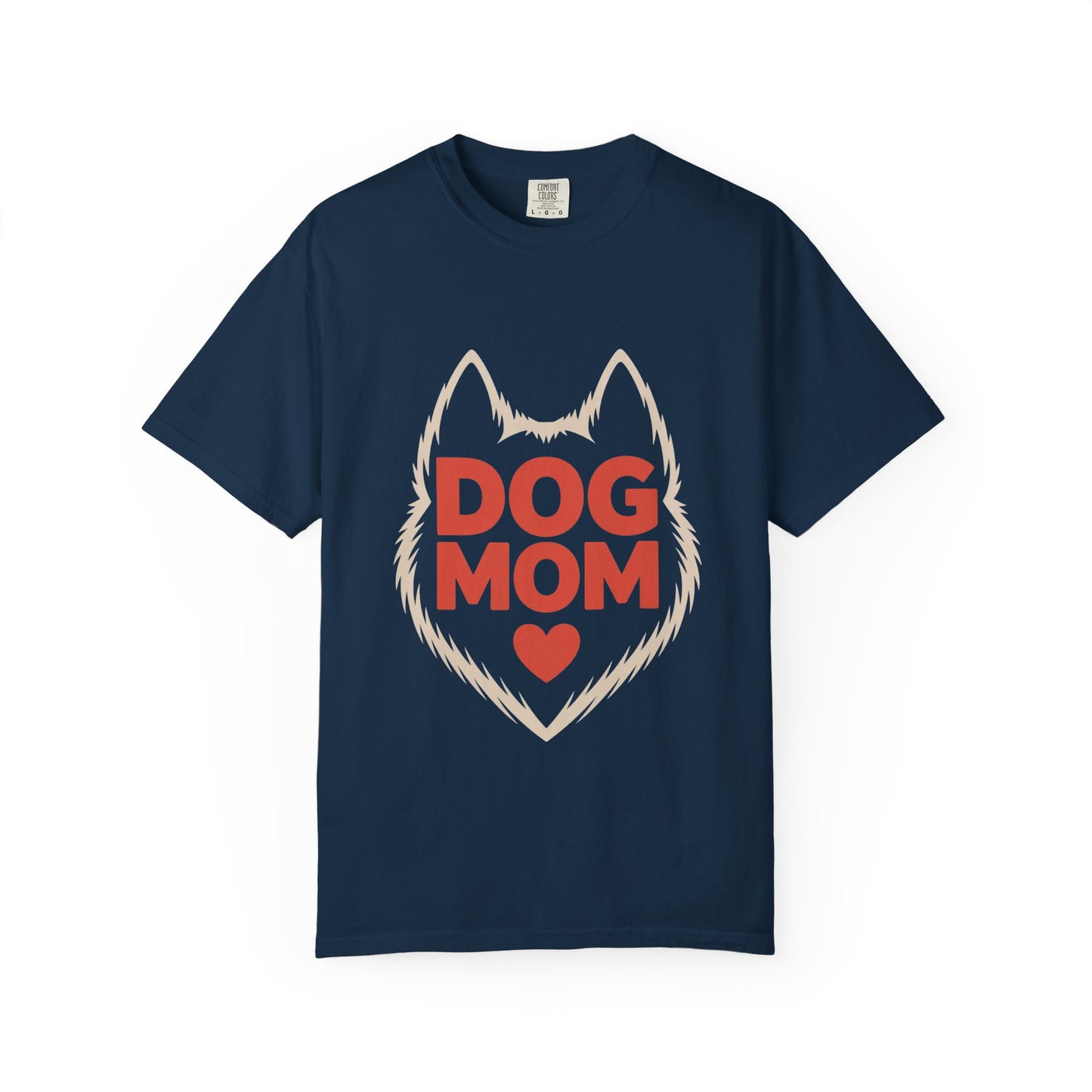 Dog Mom Heart Tee – Minimal Pet Parent Shirt