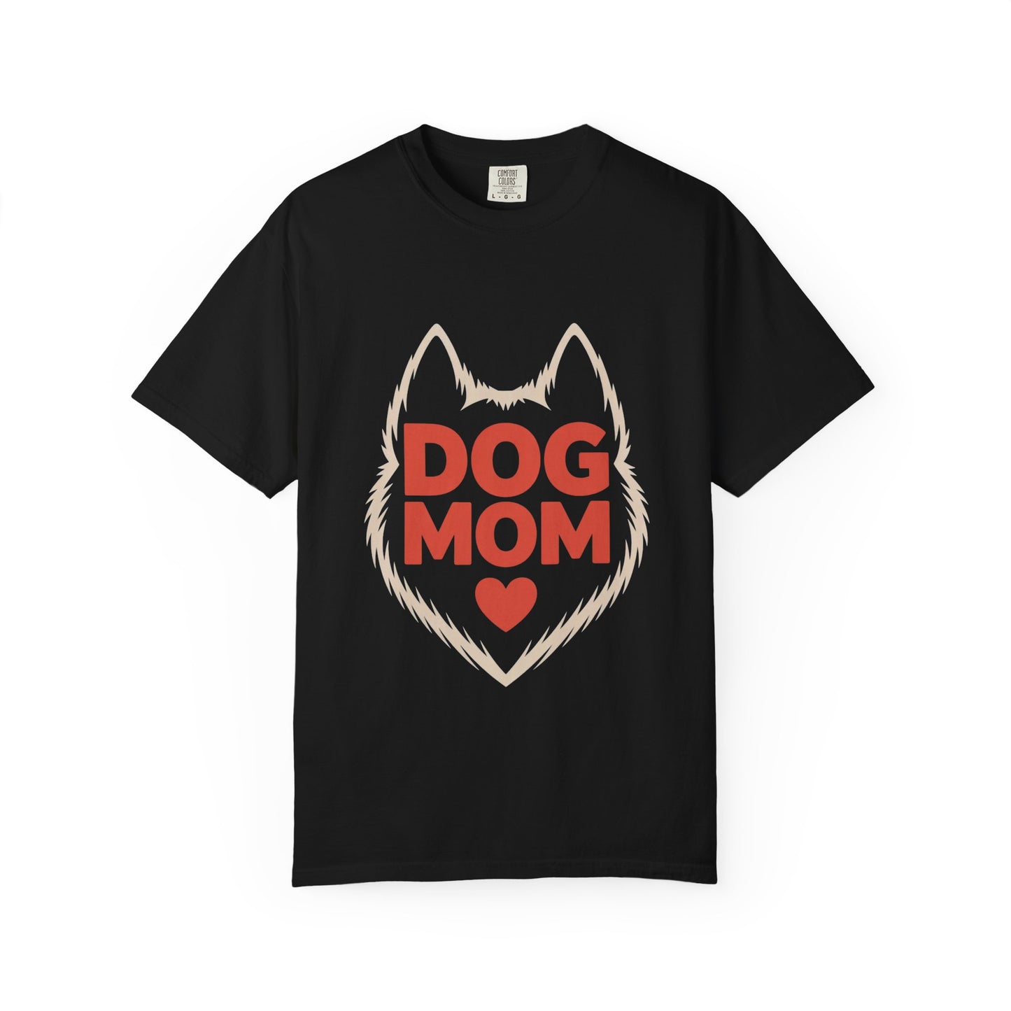 Dog Mom Heart Tee – Minimal Pet Parent Shirt