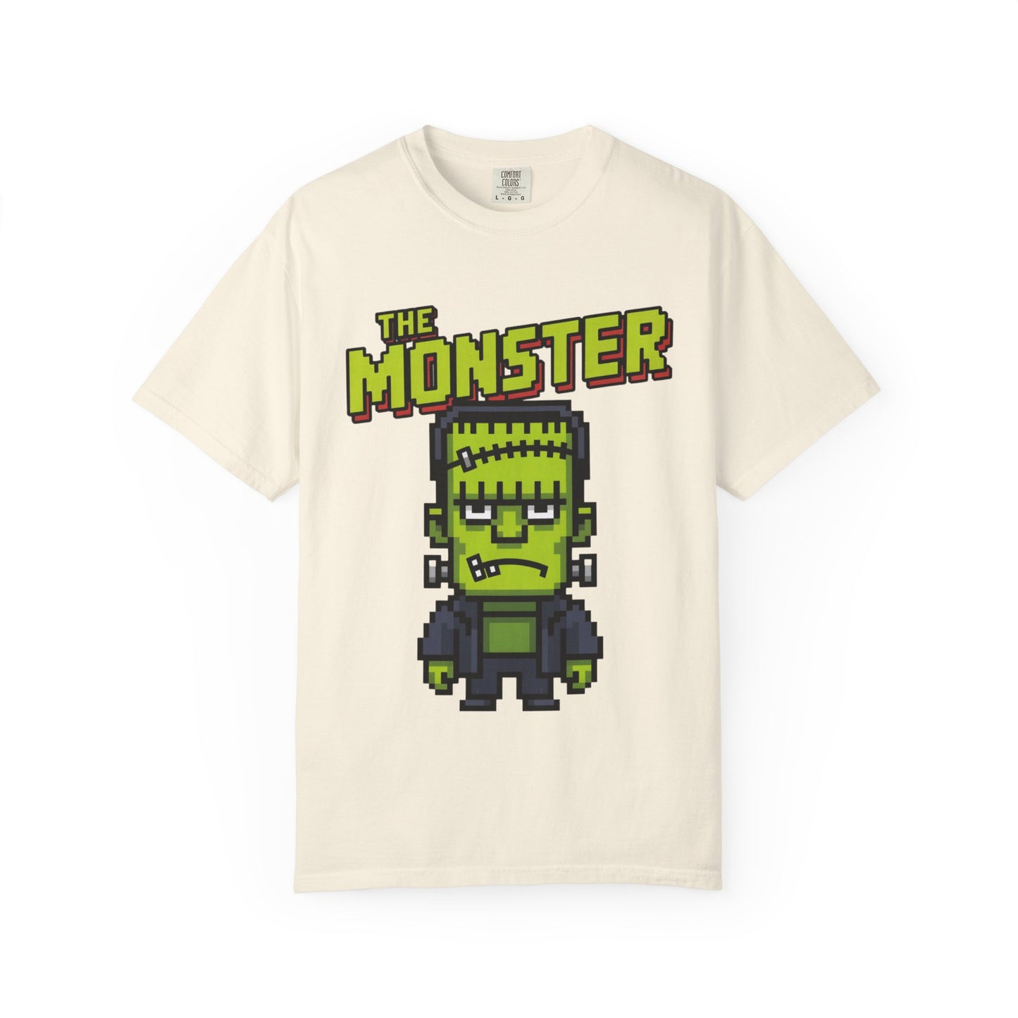 The Monster Pixel Art Tee – Retro Frankenstein Gaming Shirt