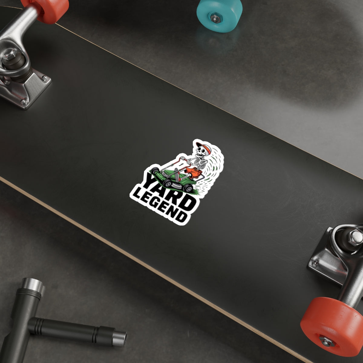 Yard Legend Skeleton Sticker – Die-Cut Vinyl Sticker