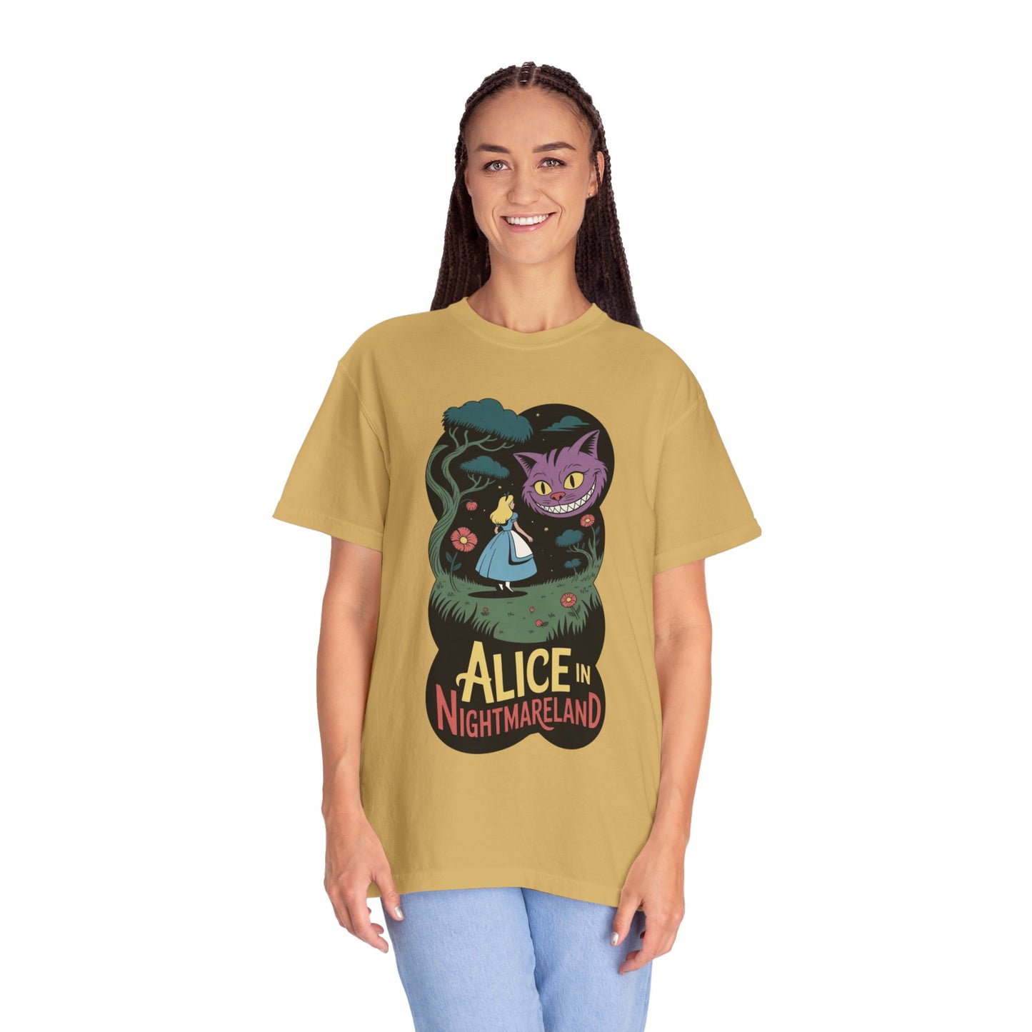 Alice in Nightmareland Tee – Dark Fairy Tale Comfort Colors Shirt