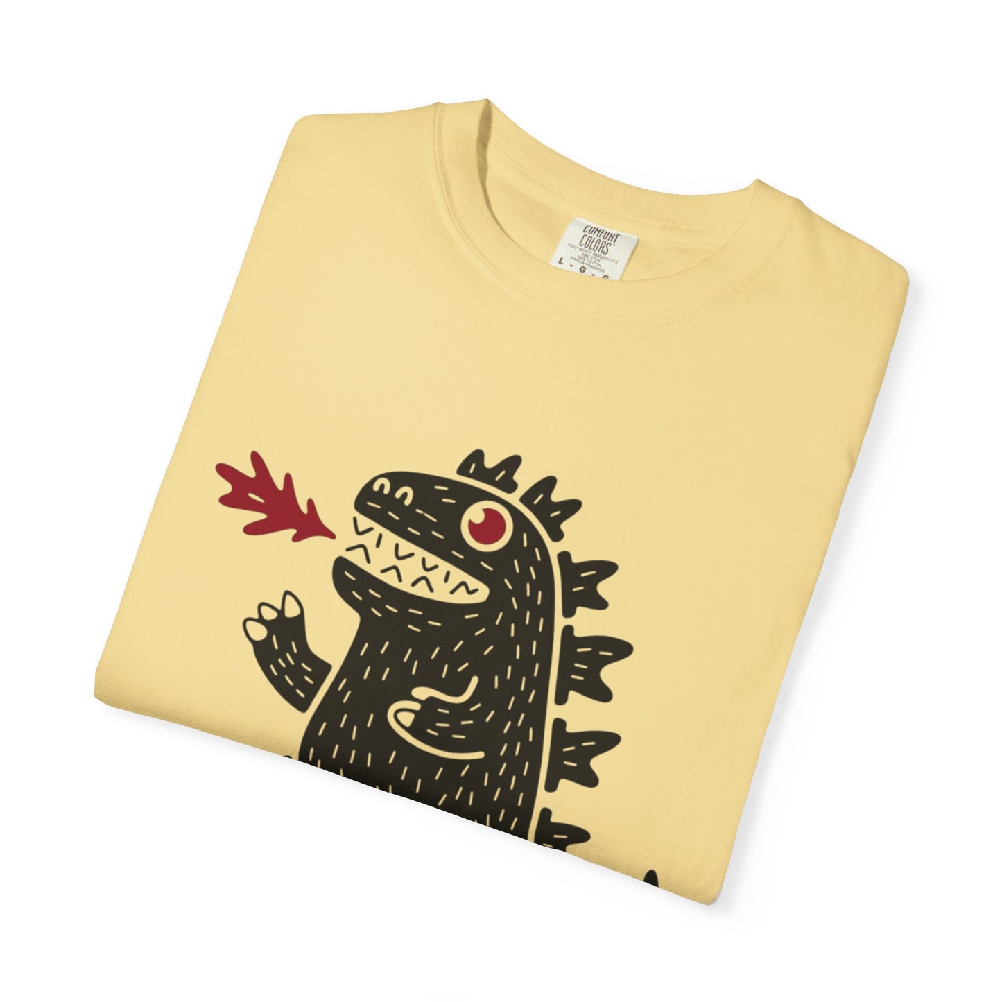 Tokyo Kaiju Tee – Cute Fire-Breathing Monster Graphic Shirt