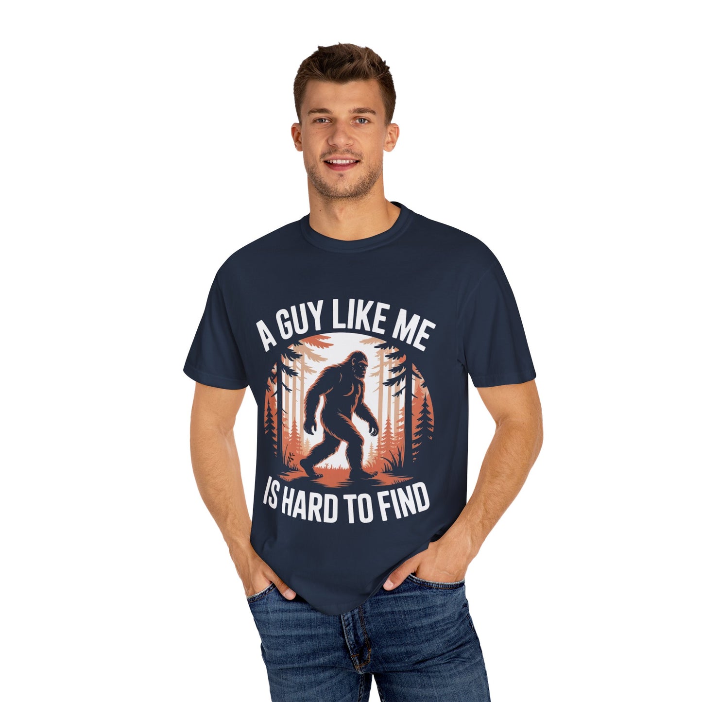 Bigfoot in the Woods Tee – Funny Sasquatch Dating Shirt