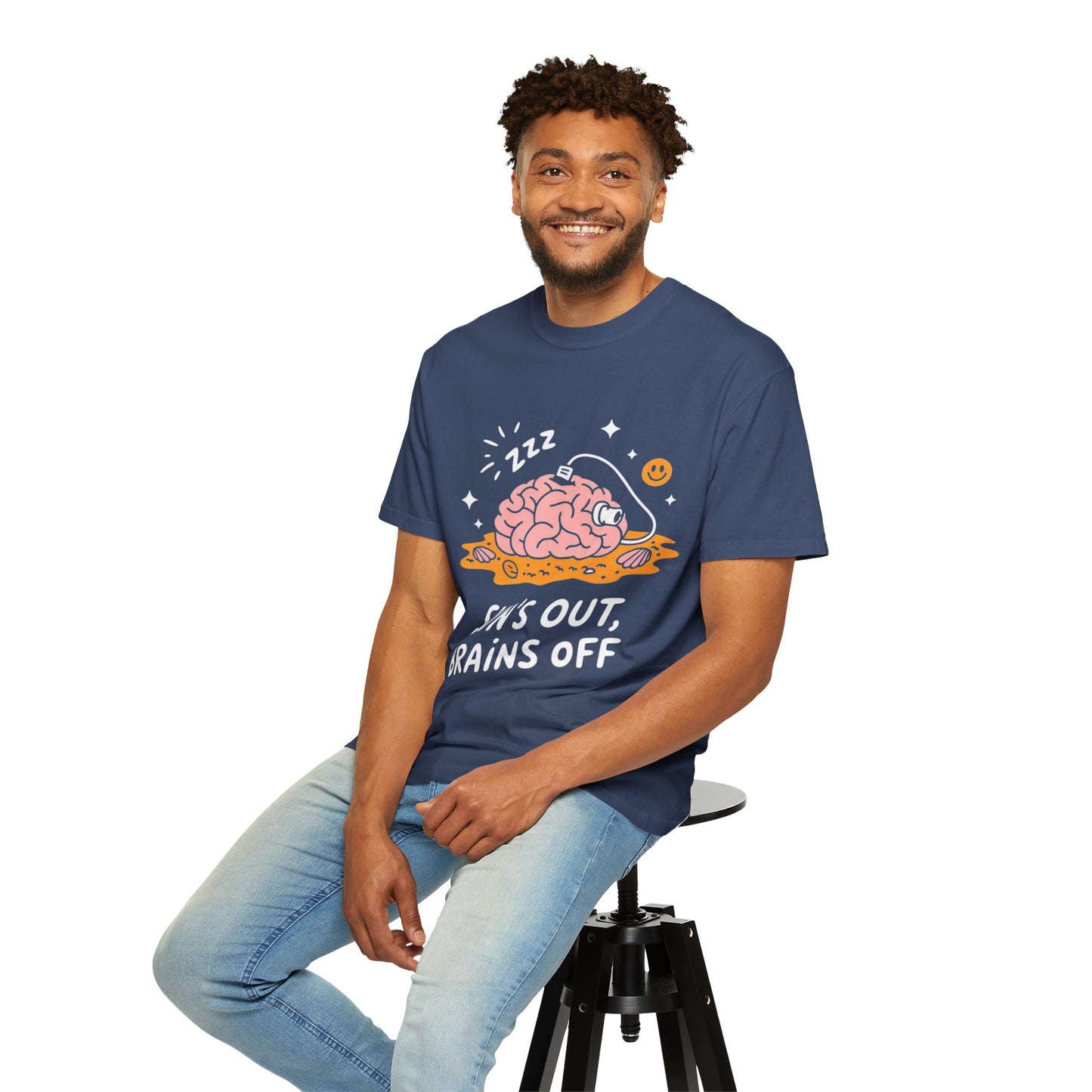 Sun’s Out, Brains Off Tee – Funny Summer Beach Brain Shirt