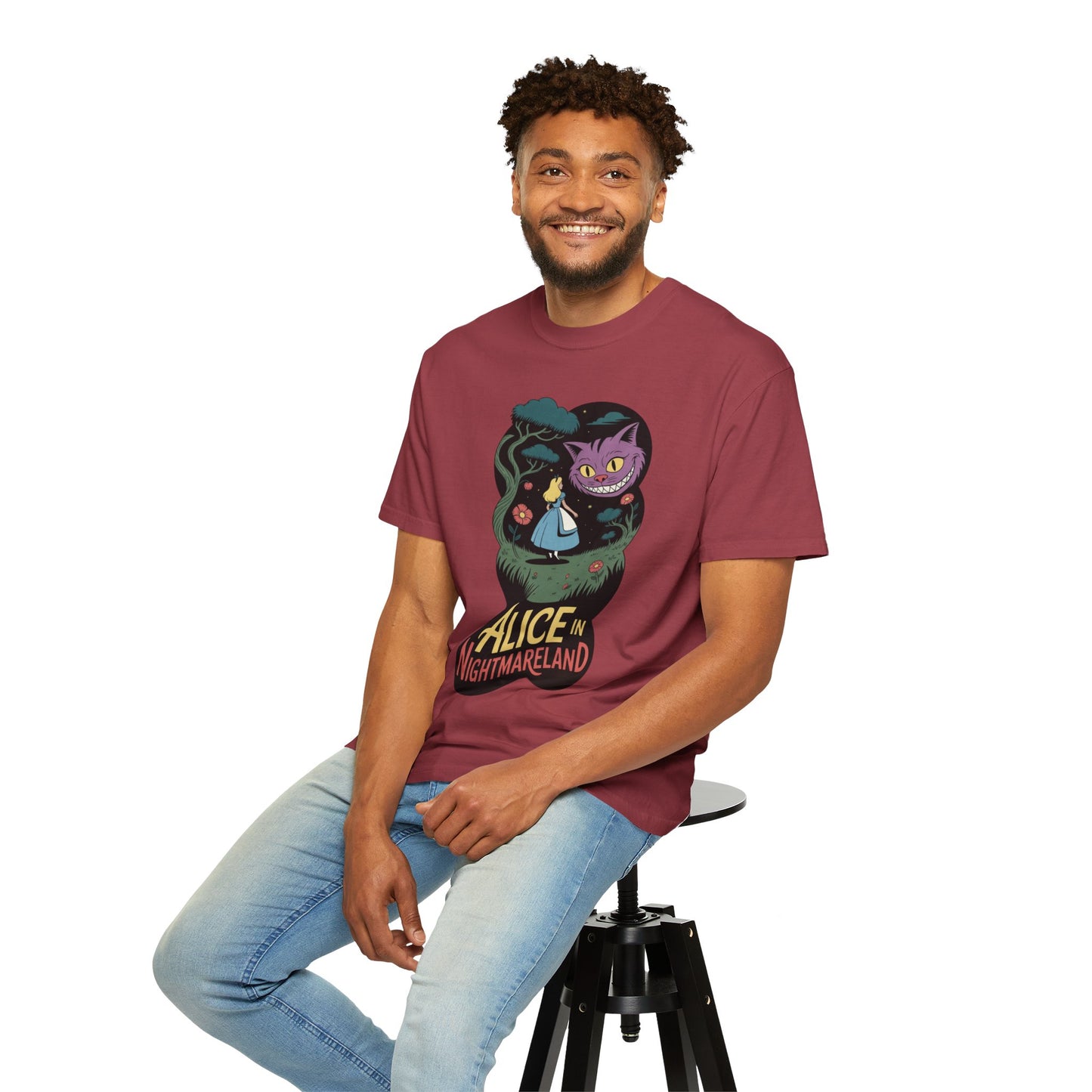 Alice in Nightmareland Tee – Dark Fairy Tale Comfort Colors Shirt