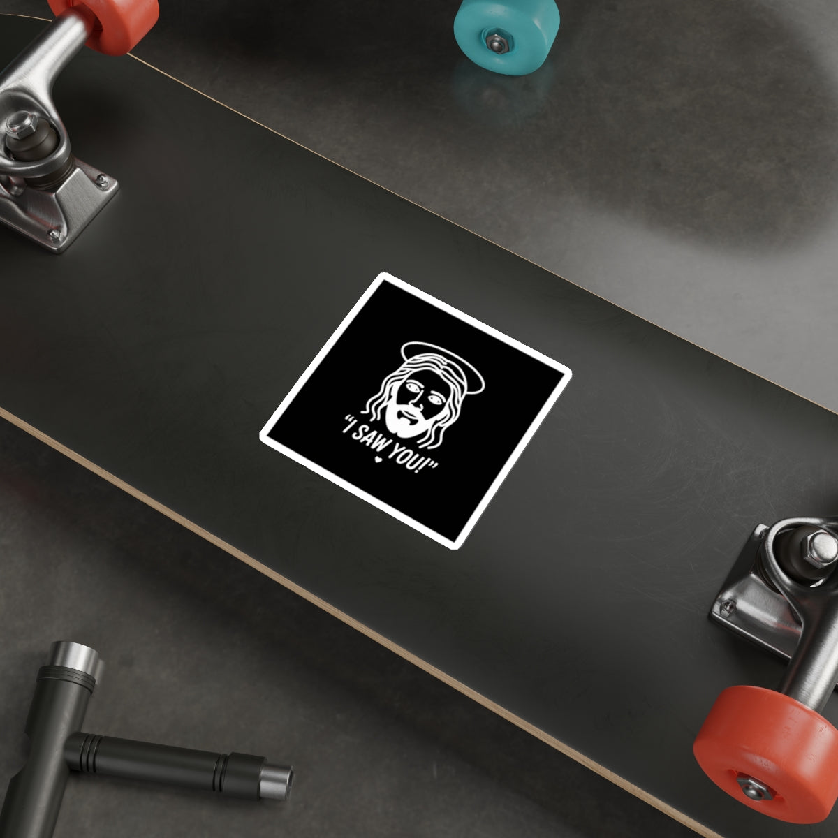 I Saw You Jesus Sticker – Die-Cut Vinyl Sticker