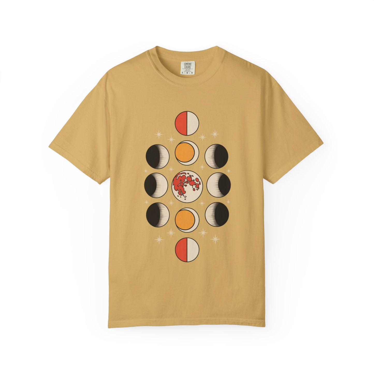 Lunar Phases Tee – Vintage Moon Cycle Graphic Shirt