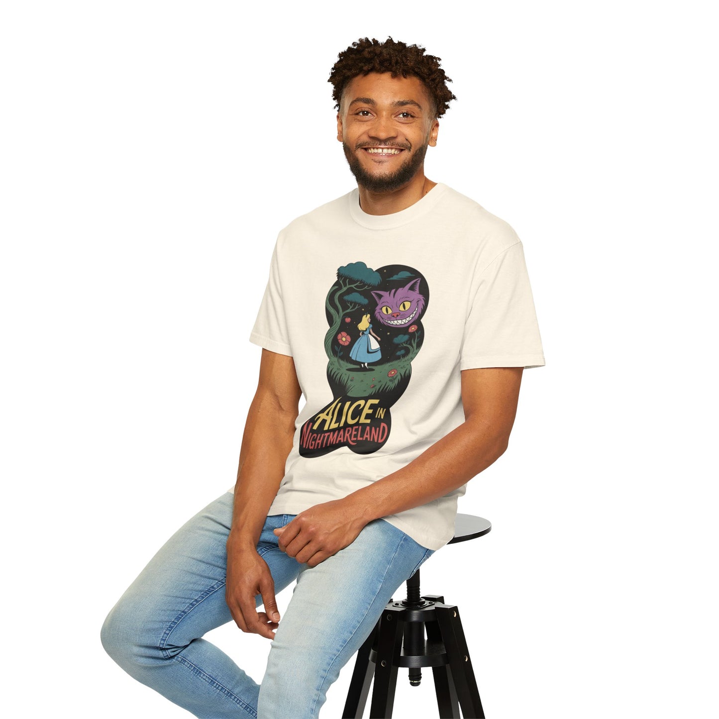 Alice in Nightmareland Tee – Dark Fairy Tale Comfort Colors Shirt