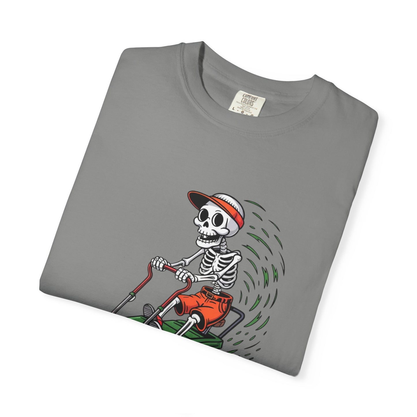 Yard Legend Skeleton Tee – Funny Lawn Mowing Comfort Colors T-Shirt