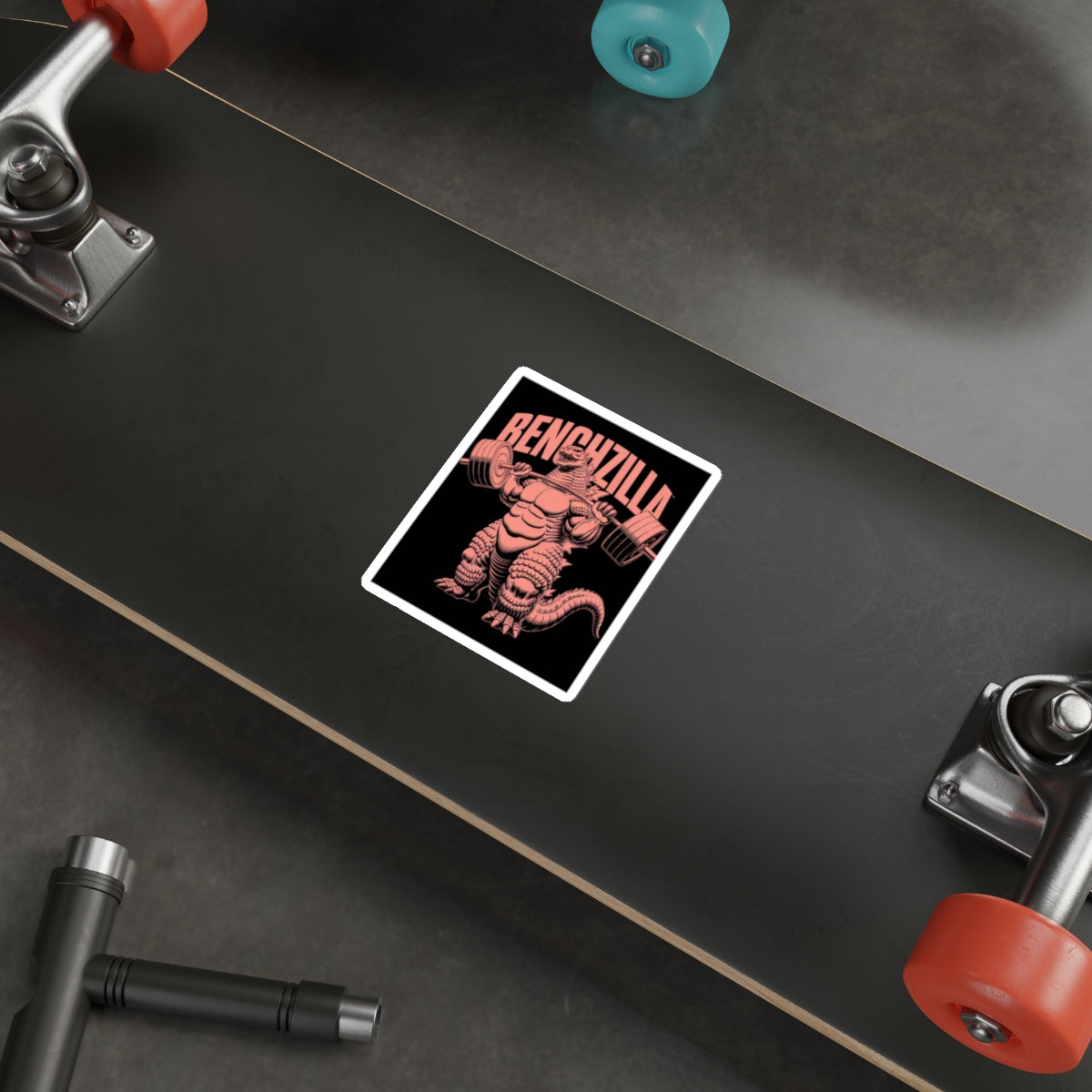 Benchzilla Sticker – Die-Cut Vinyl Sticker