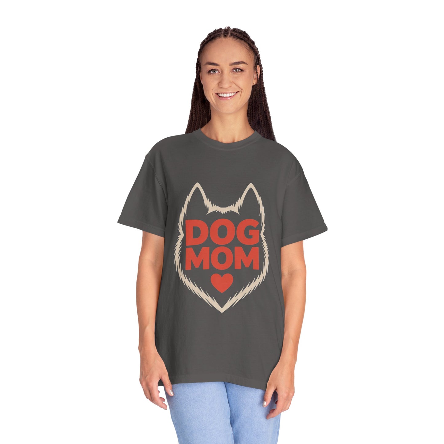 Dog Mom Heart Tee – Minimal Pet Parent Shirt