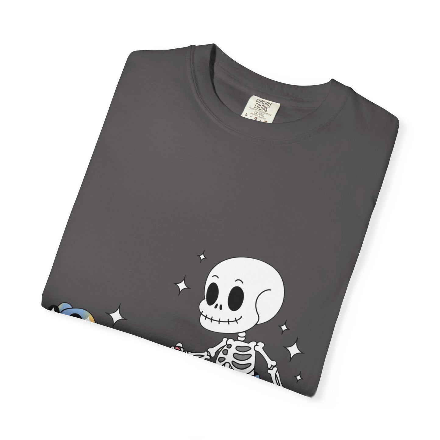 Dino Walk Tee – Skeleton Walking Rainbow Dinosaur Shirt