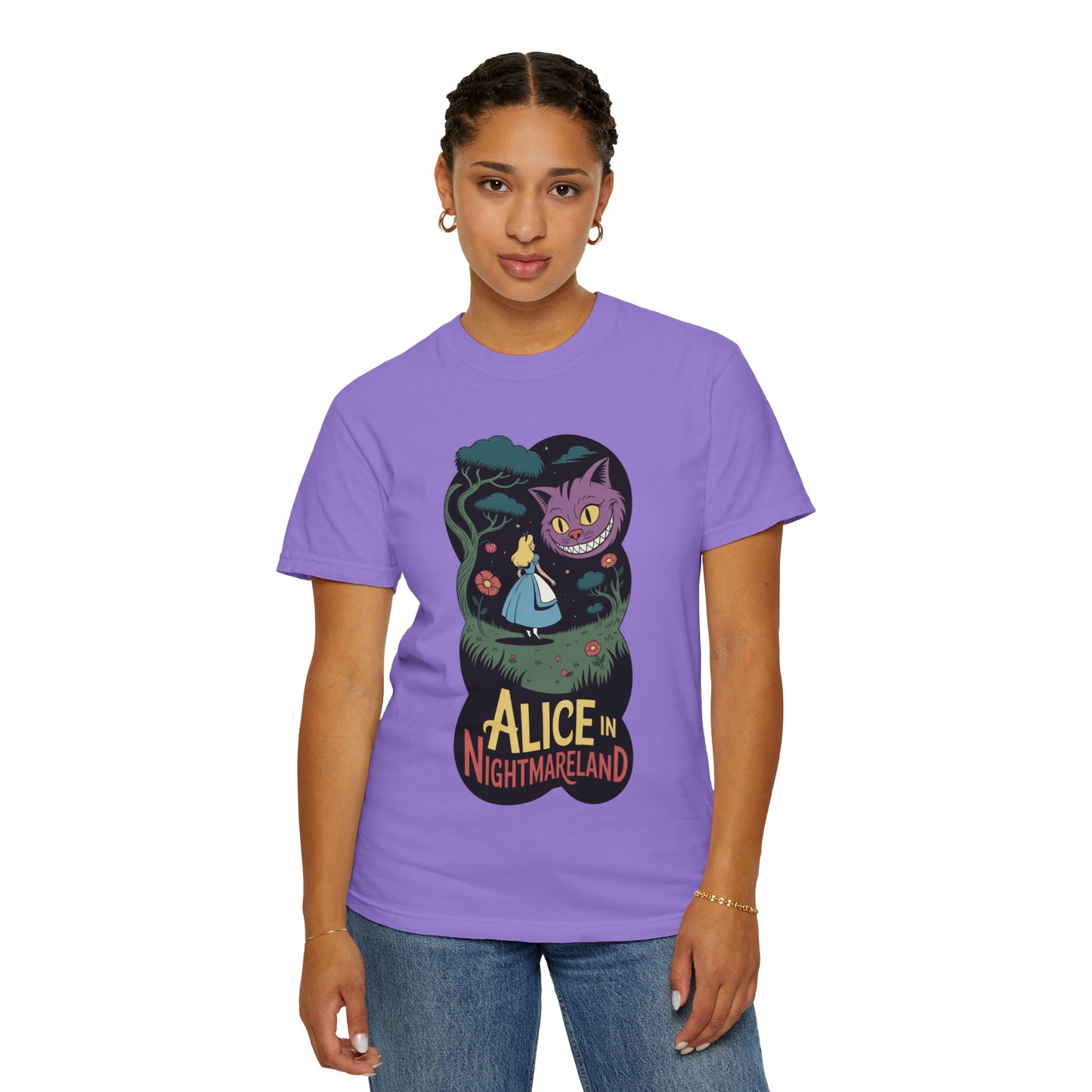 Alice in Nightmareland Tee – Dark Fairy Tale Comfort Colors Shirt