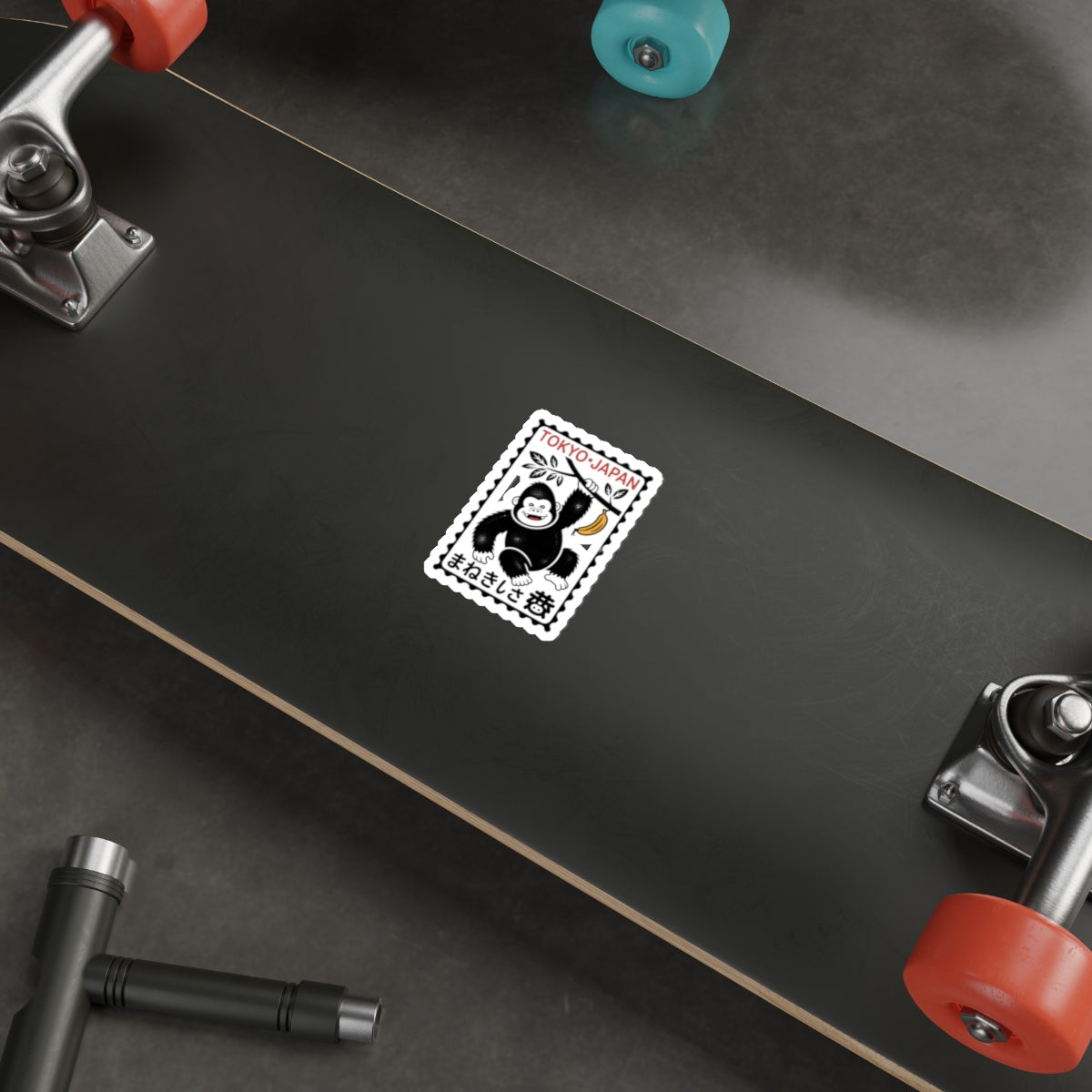 Tokyo Banana Gorilla Sticker – Die-Cut Vinyl Sticker