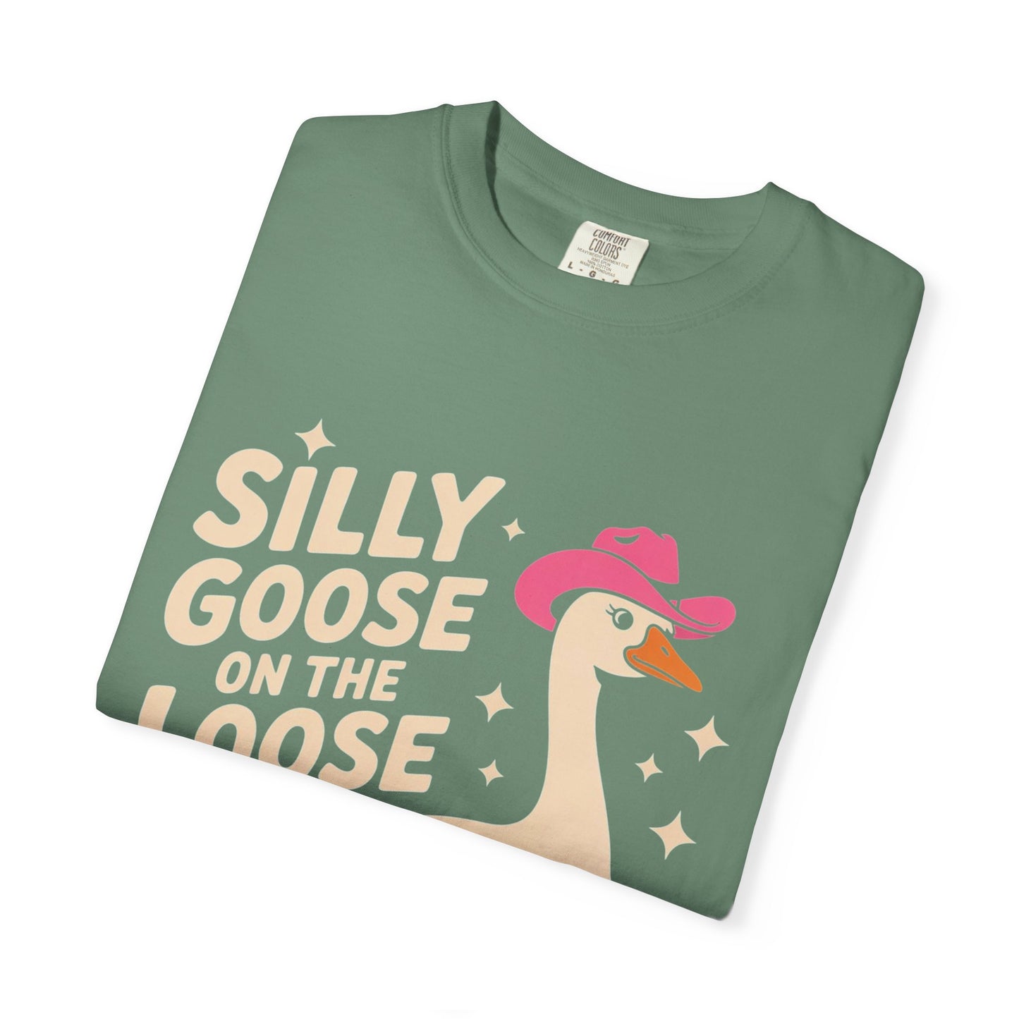 Silly Goose on the Loose Tee – Funny Cowboy Comfort Colors T-Shirt