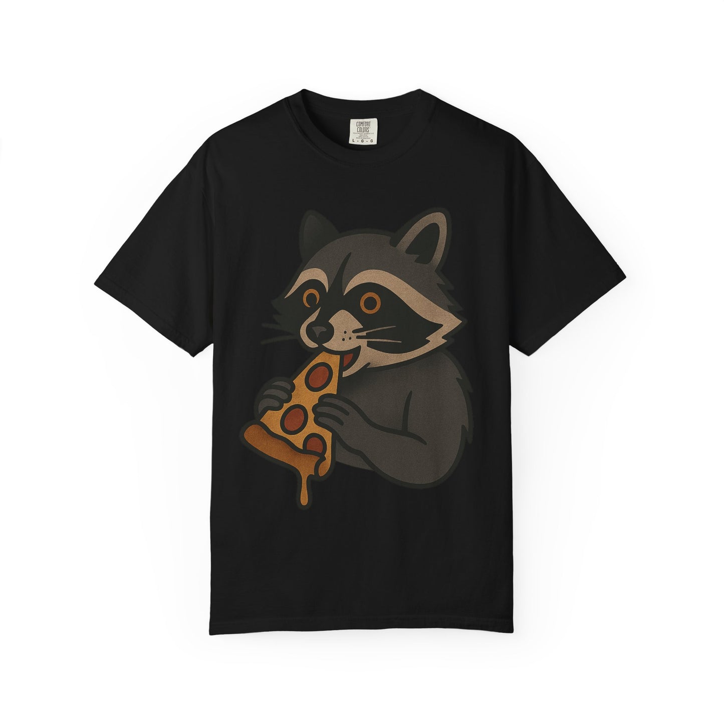 Pizza Bandit Raccoon Tee – Comfort Colors Unisex Garment-Dyed T-Shirt