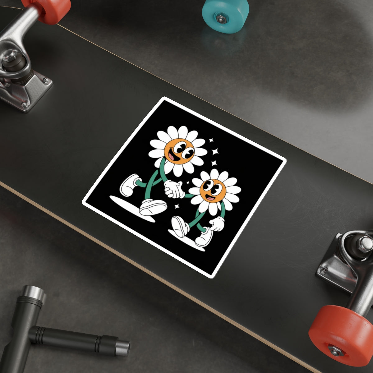 Flower Friends Sticker – Die-Cut Vinyl Sticker