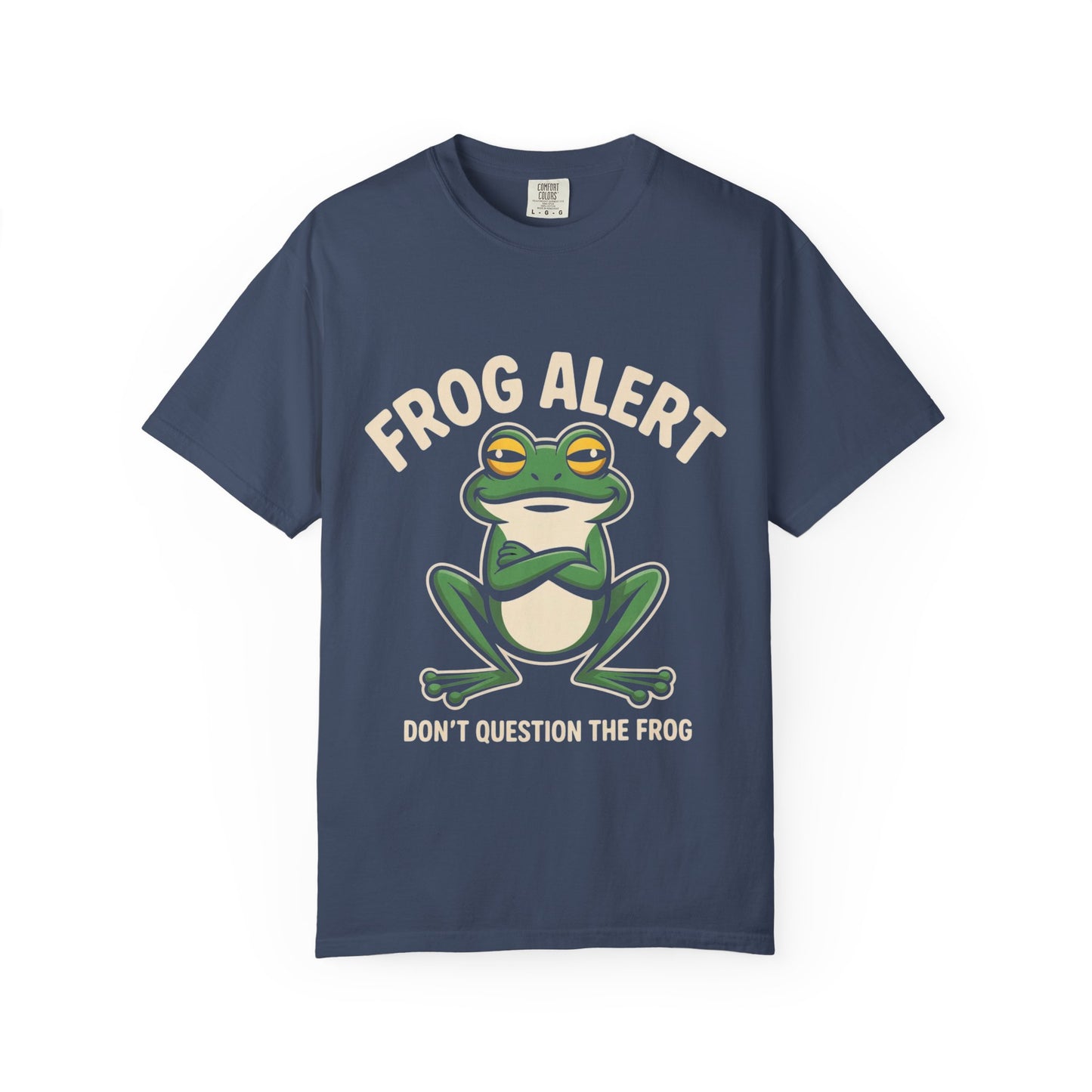 Frog Alert Tee – Funny Amphibian Graphic Comfort Colors T-Shirt