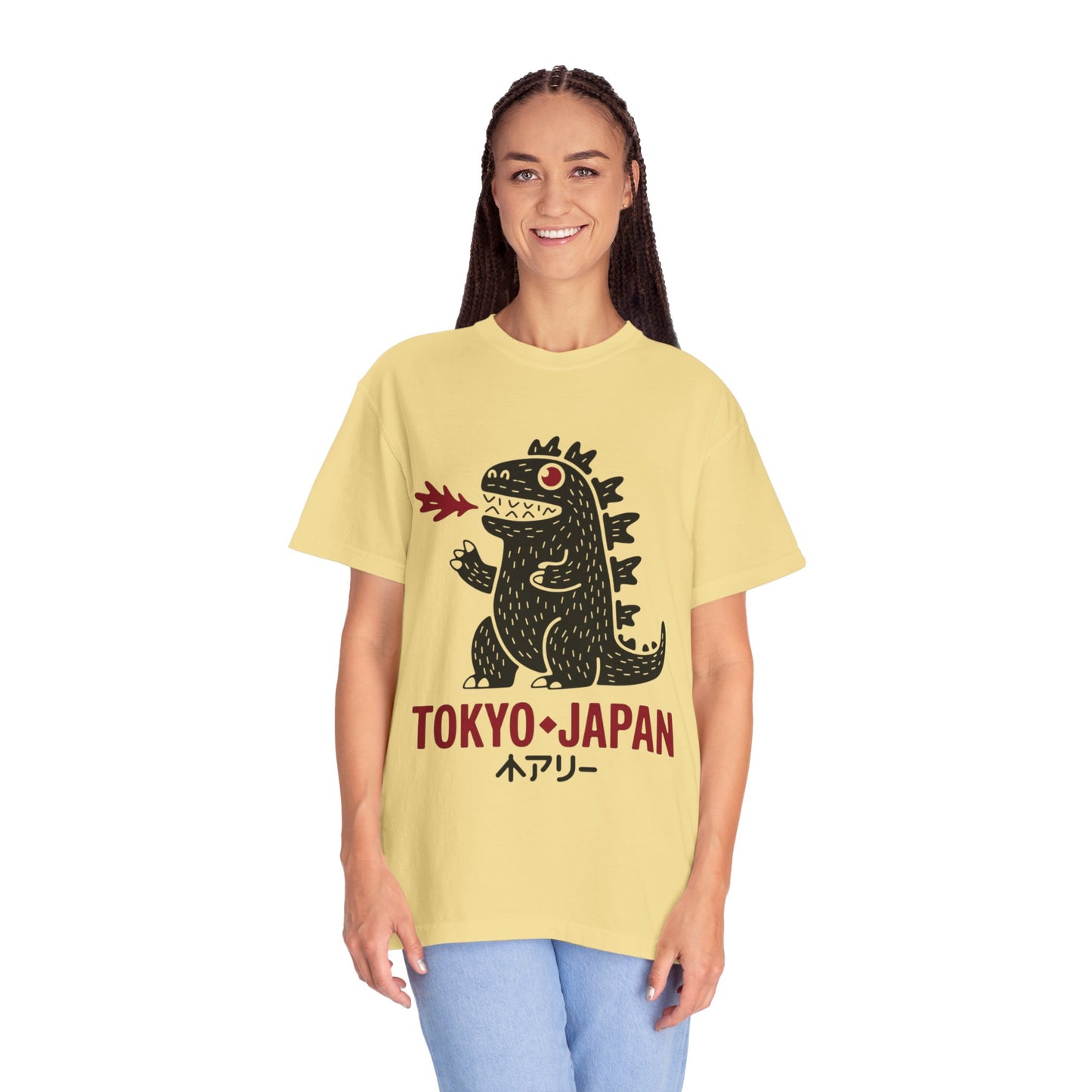 Tokyo Kaiju Tee – Cute Fire-Breathing Monster Graphic Shirt