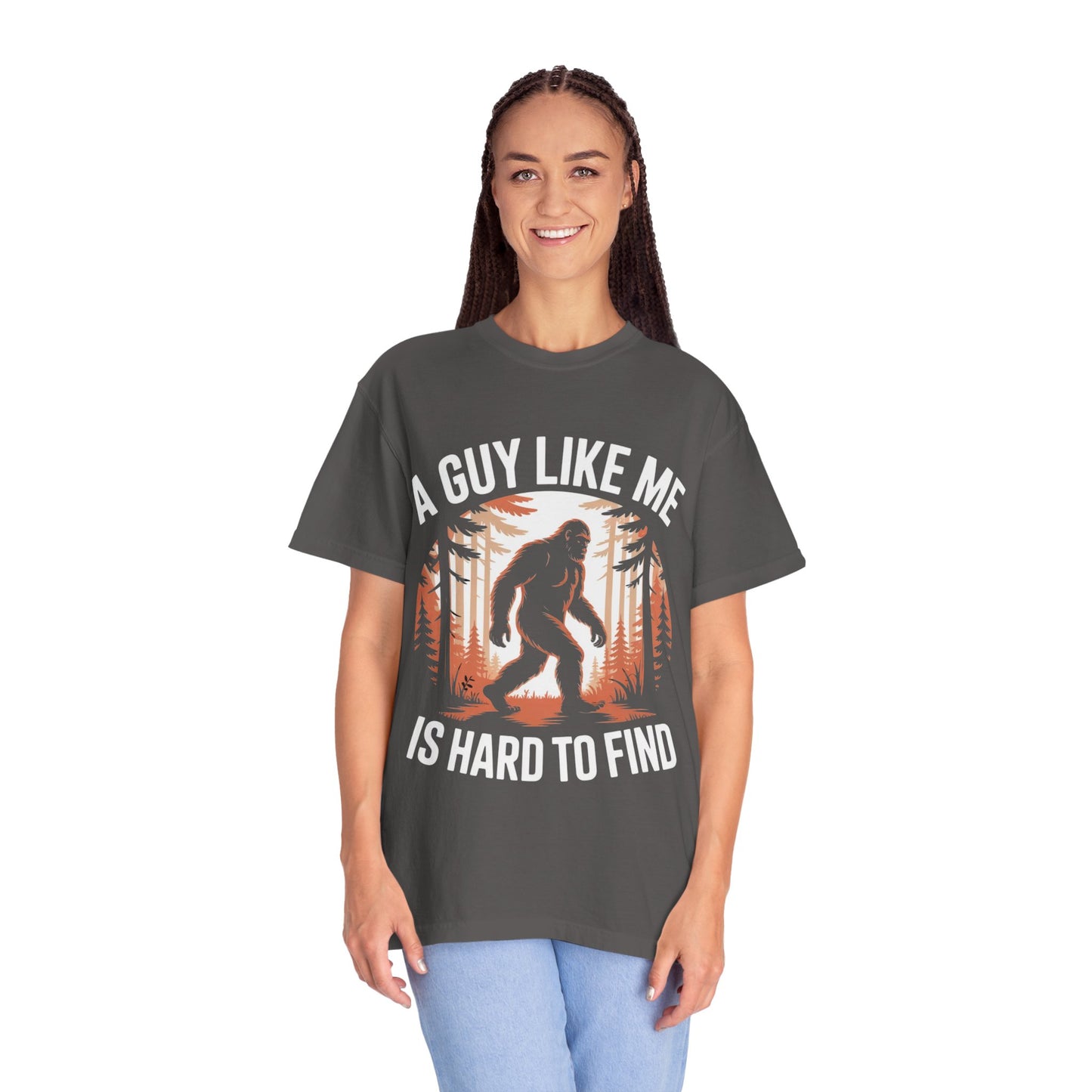 Bigfoot in the Woods Tee – Funny Sasquatch Dating Shirt