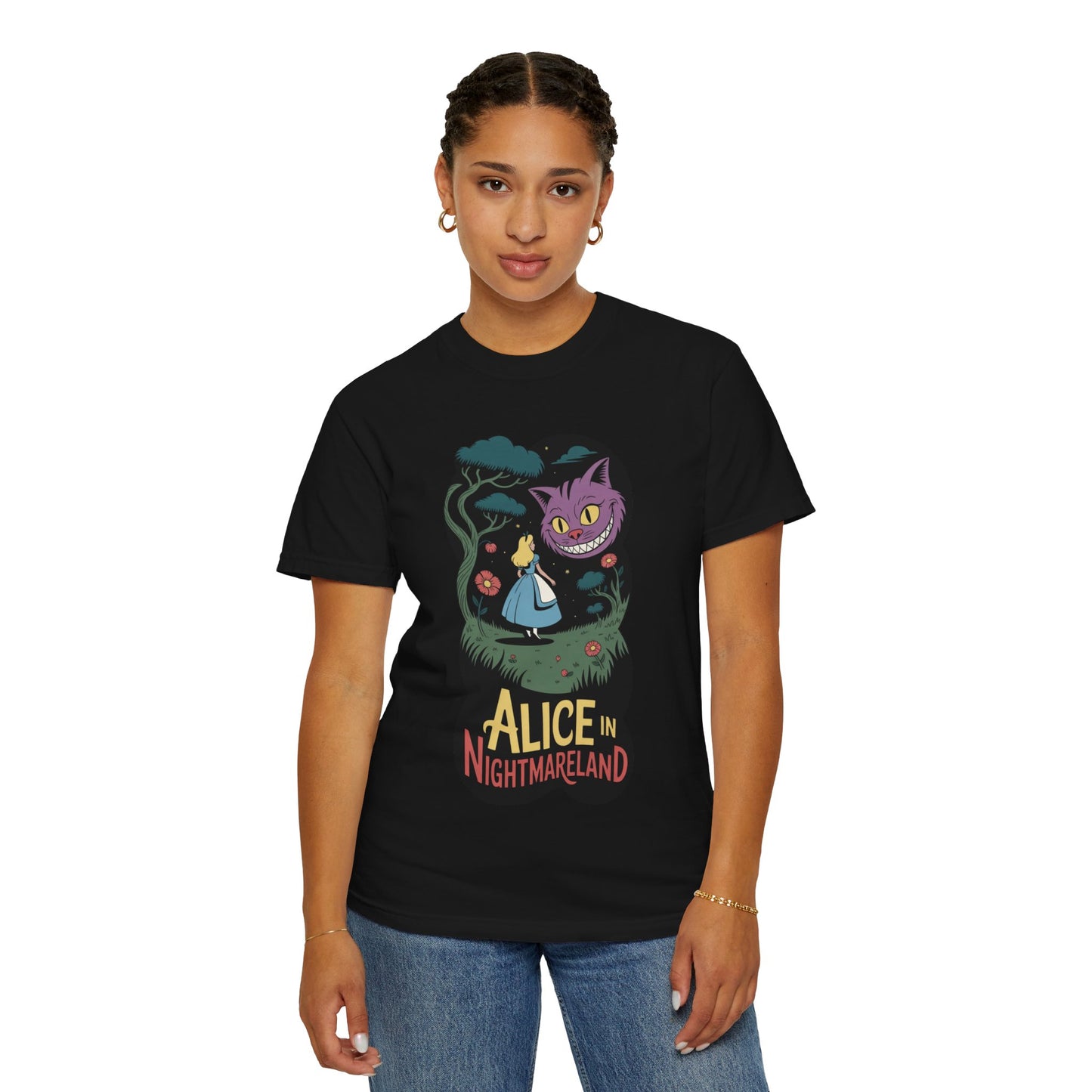 Alice in Nightmareland Tee – Dark Fairy Tale Comfort Colors Shirt