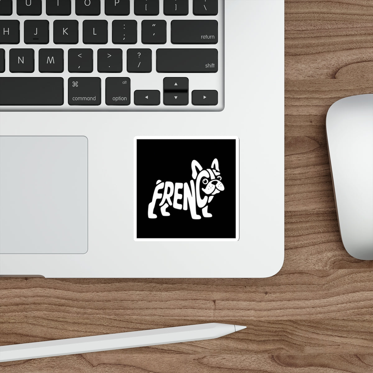 Frenchie Silhouette Sticker – Die-Cut Vinyl Sticker